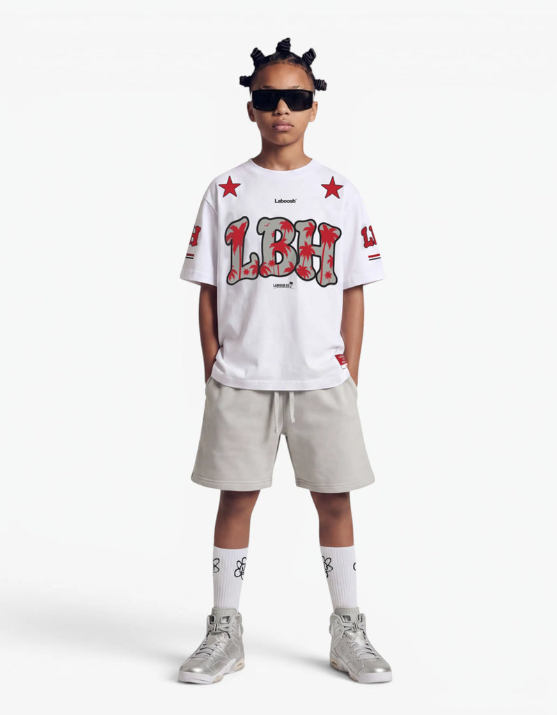 11:11 LBH Palm Tee, White — alt view