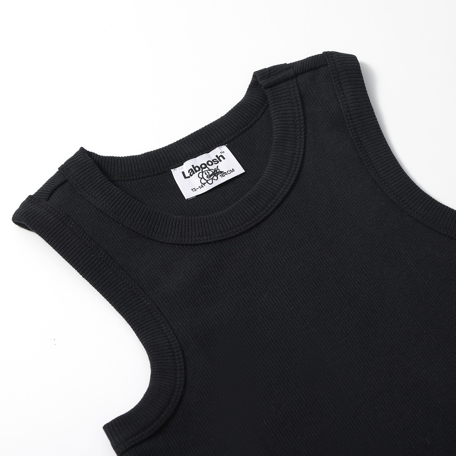 SPORTY COTTON RIBBED TANK TOP