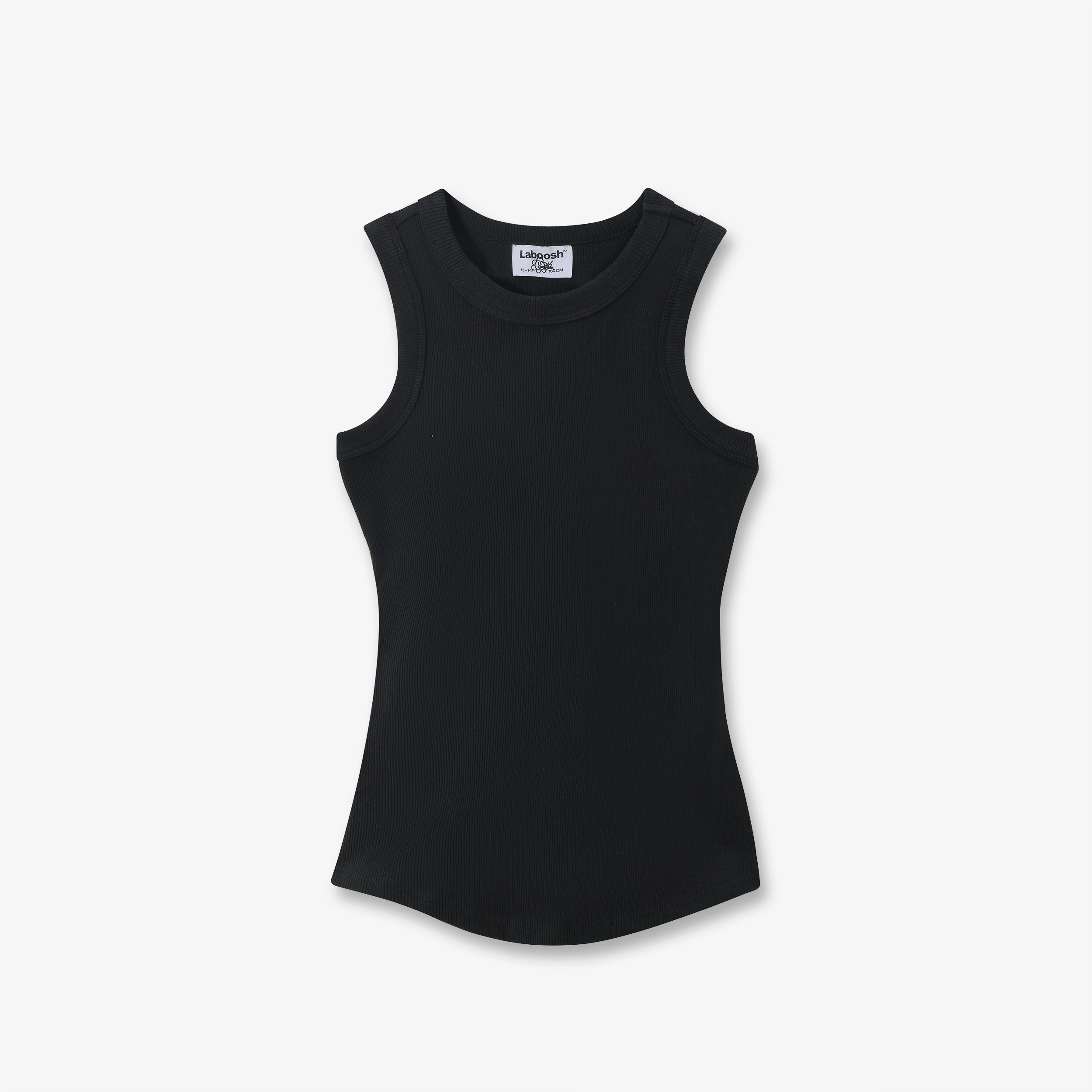 SPORTY COTTON RIBBED TANK TOP