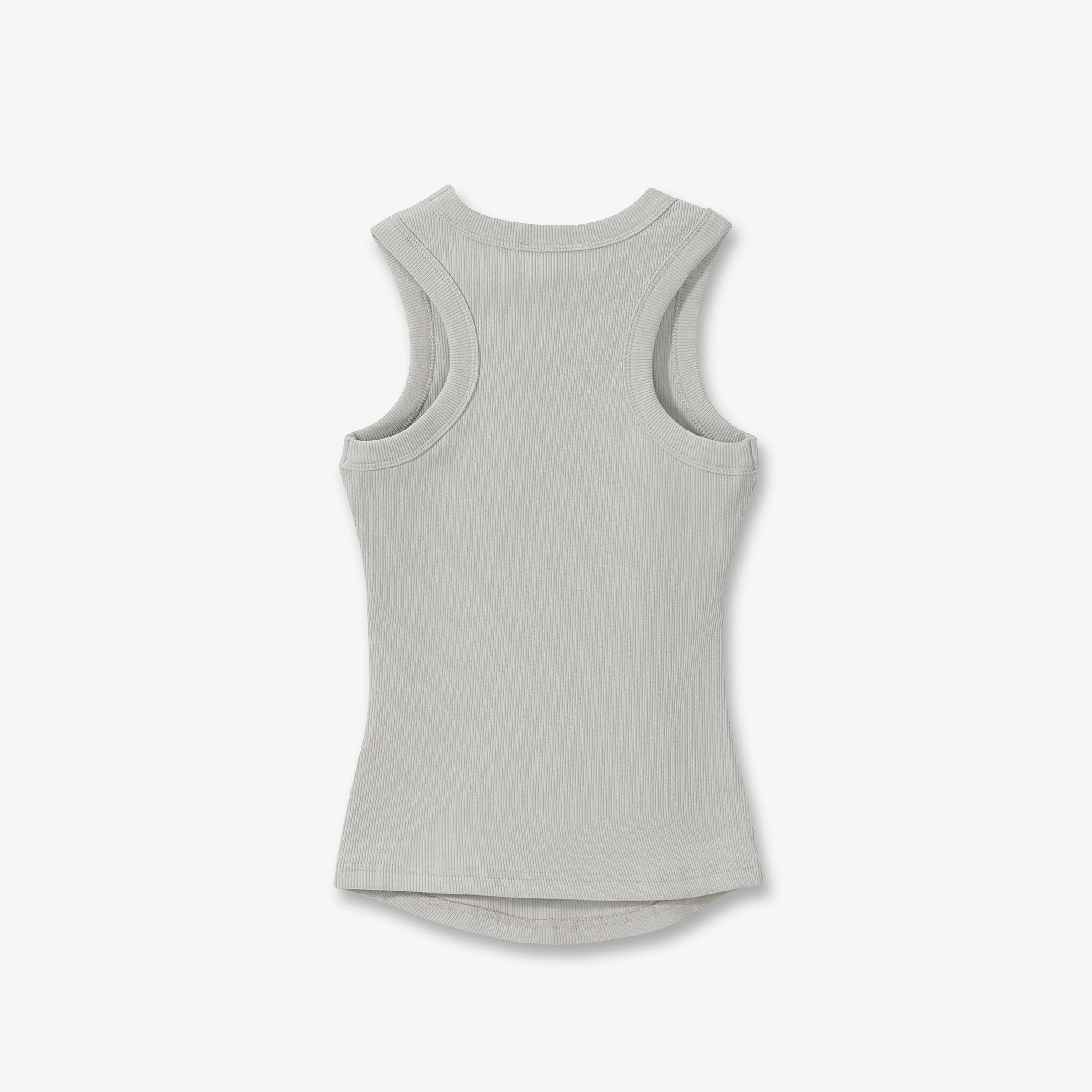 SPORTY COTTON RIBBED TANK TOP
