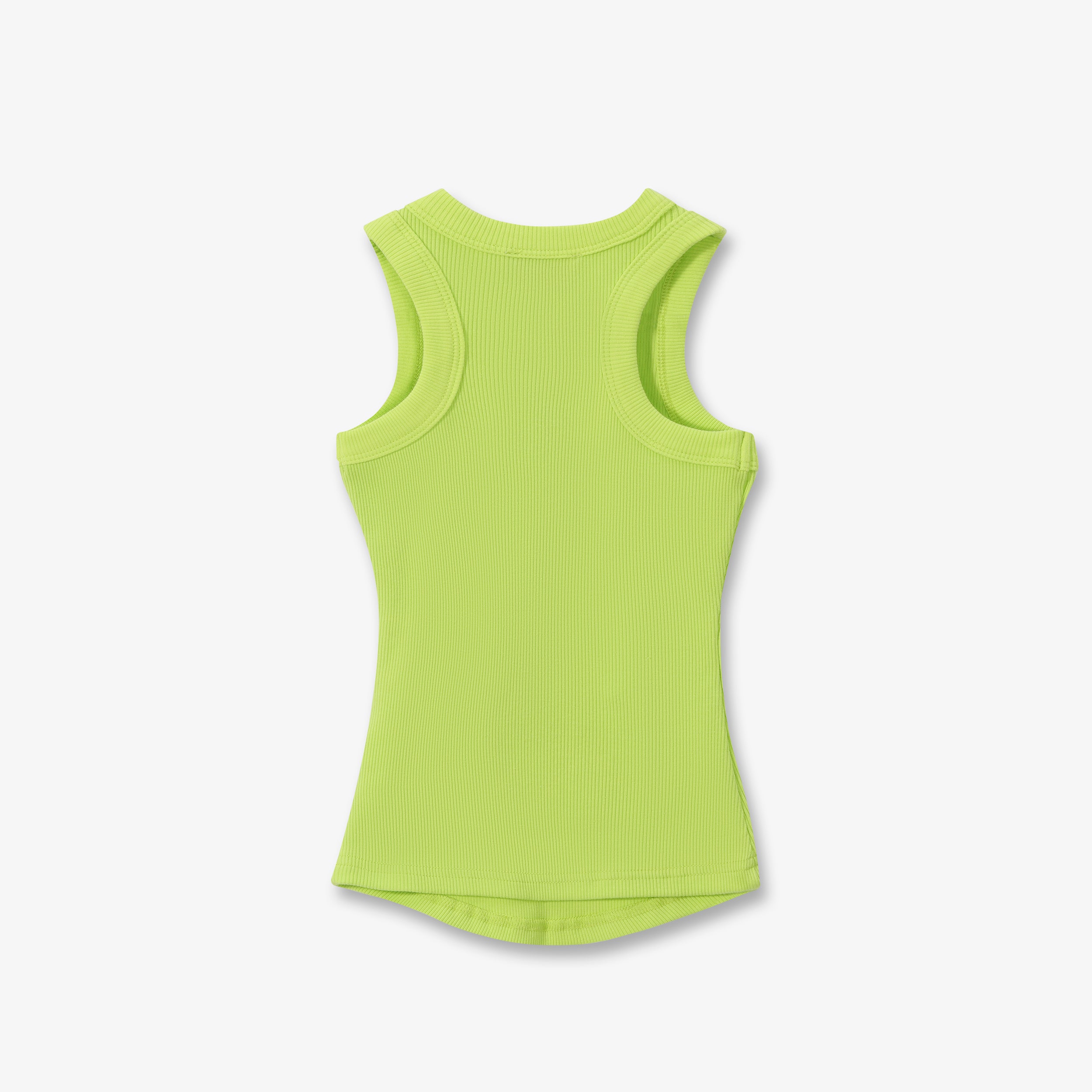 SPORTY COTTON RIBBED TANK TOP