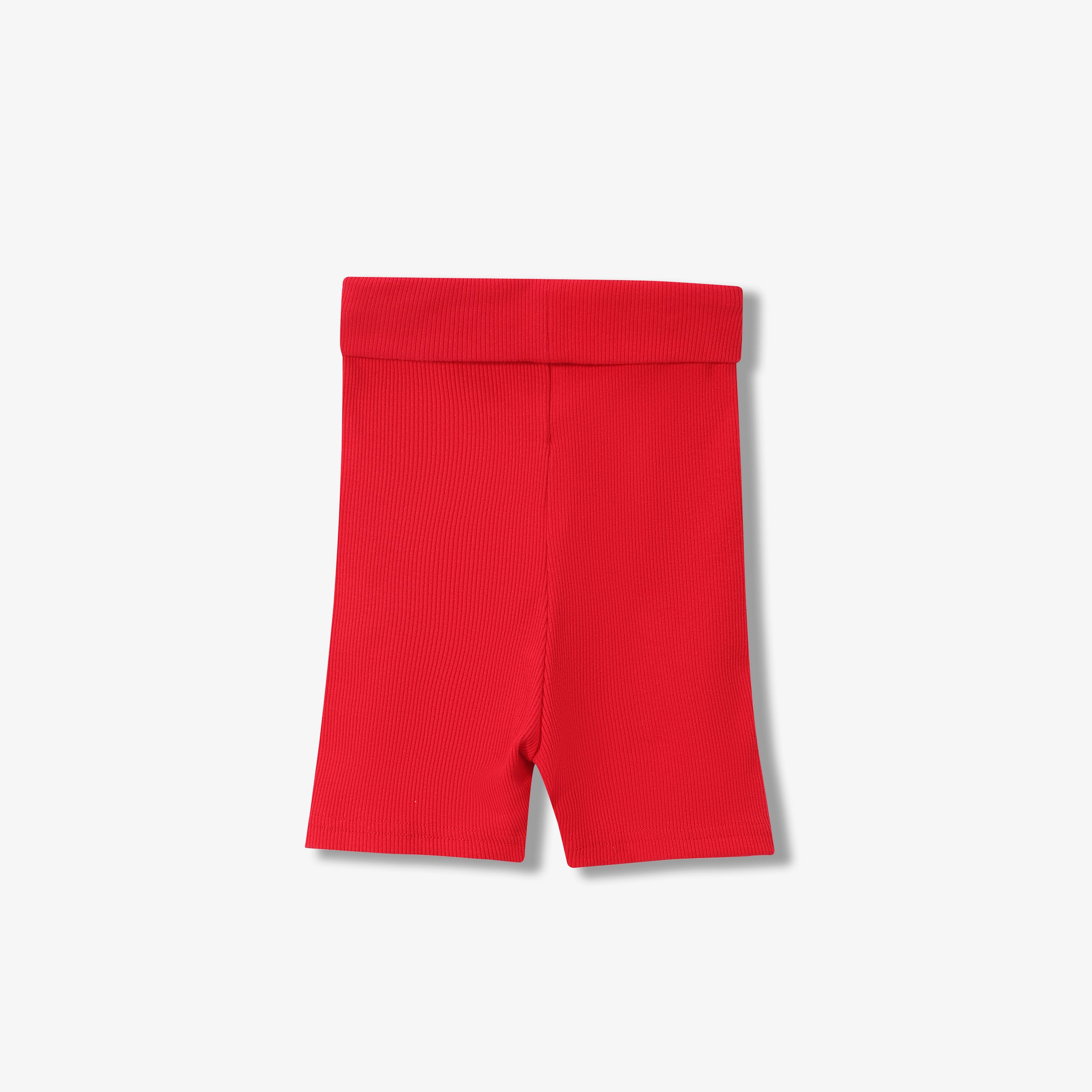 SPORTY COTTON RIB SHORT LEGGINGS