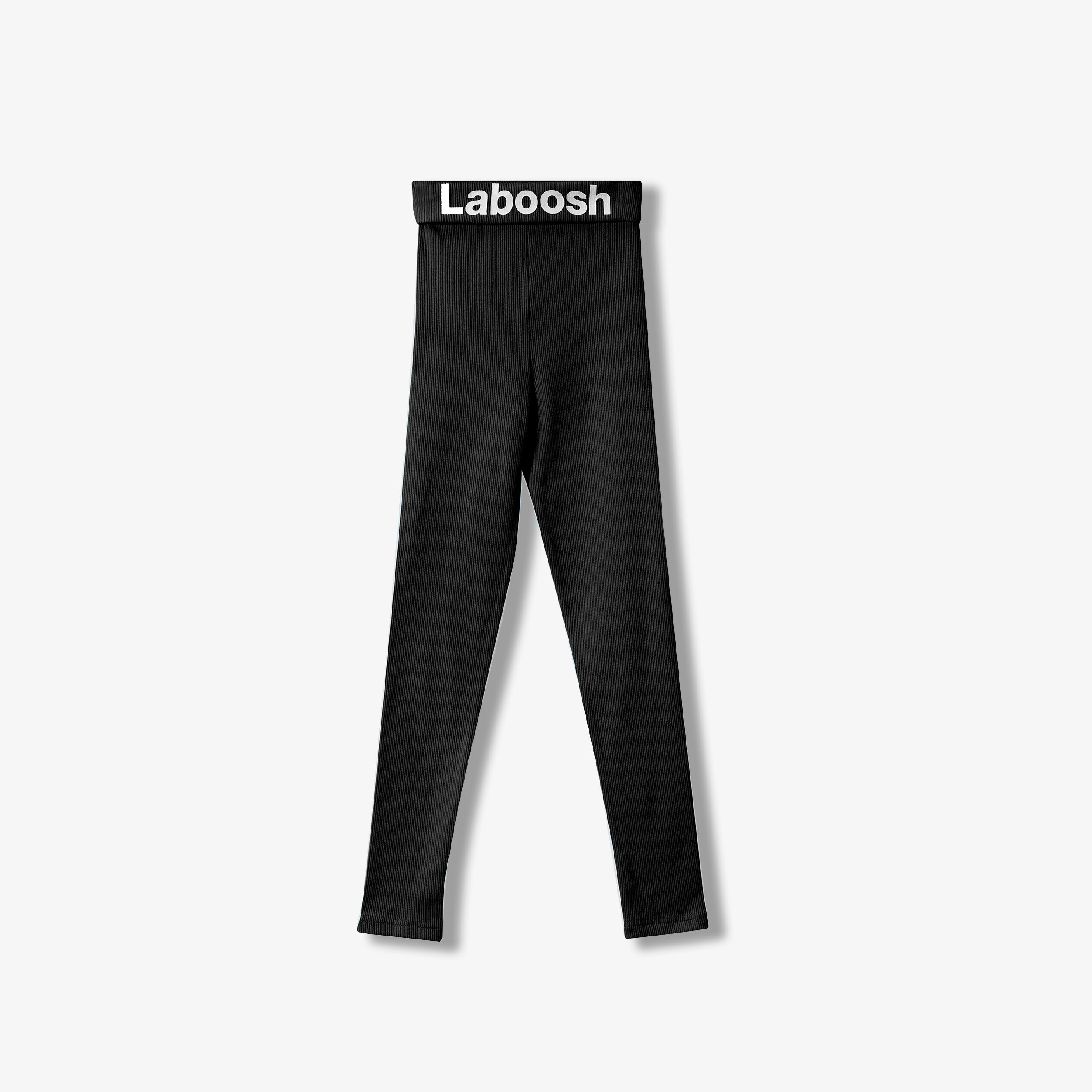 ESSENTIAL COTTON RIBBED LEGGINGS - LONG