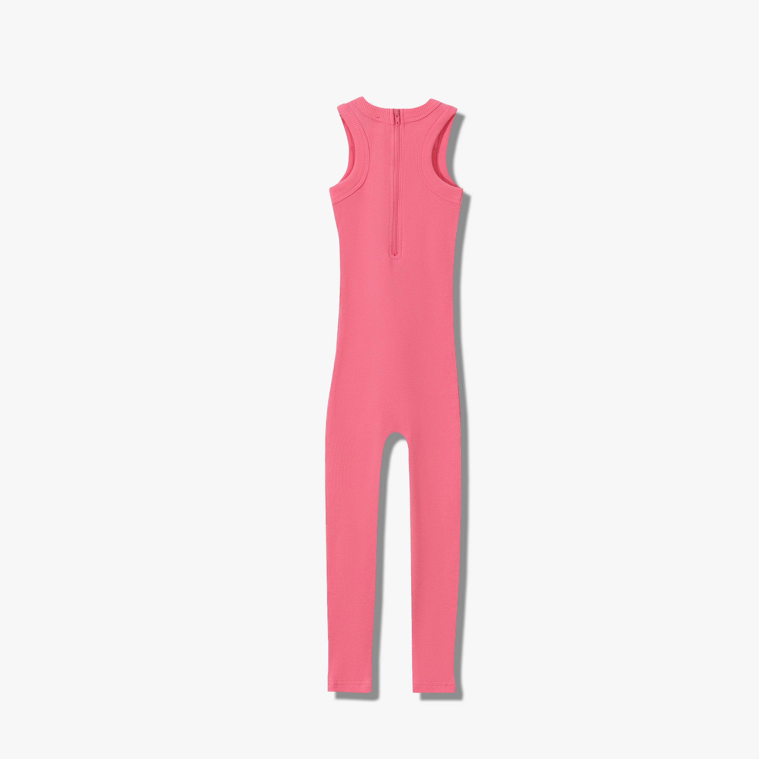 SPORTY COTTON RIBBED ONESIE LONG