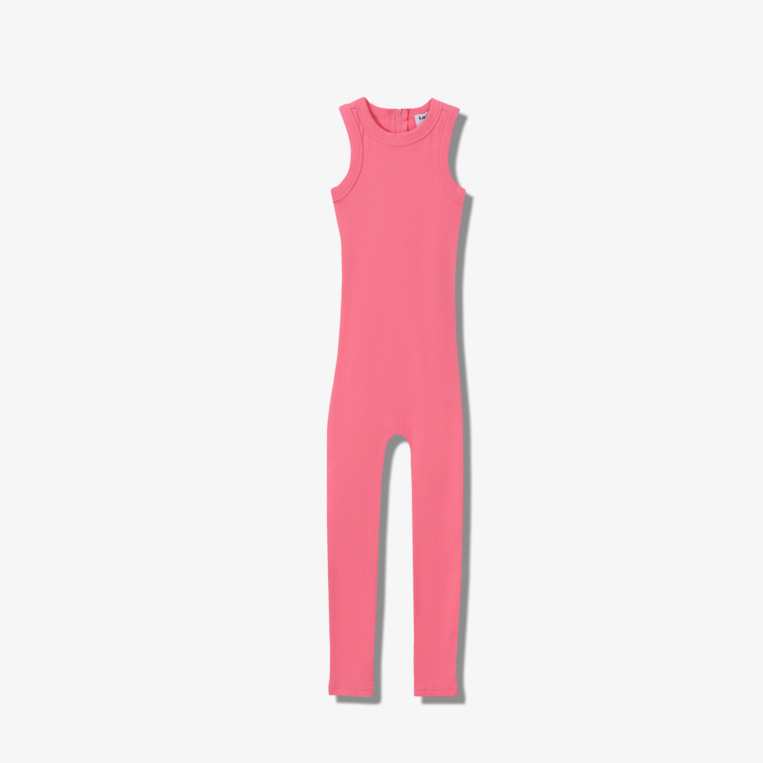 SPORTY COTTON RIBBED ONESIE LONG