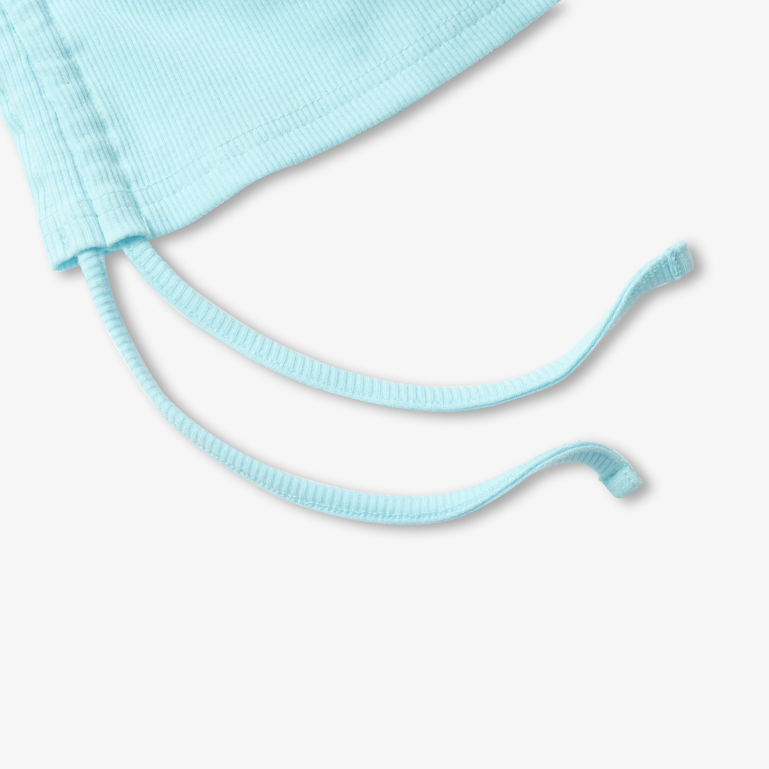 فستان مضلع من القطن الأساسي - بدون أكمام