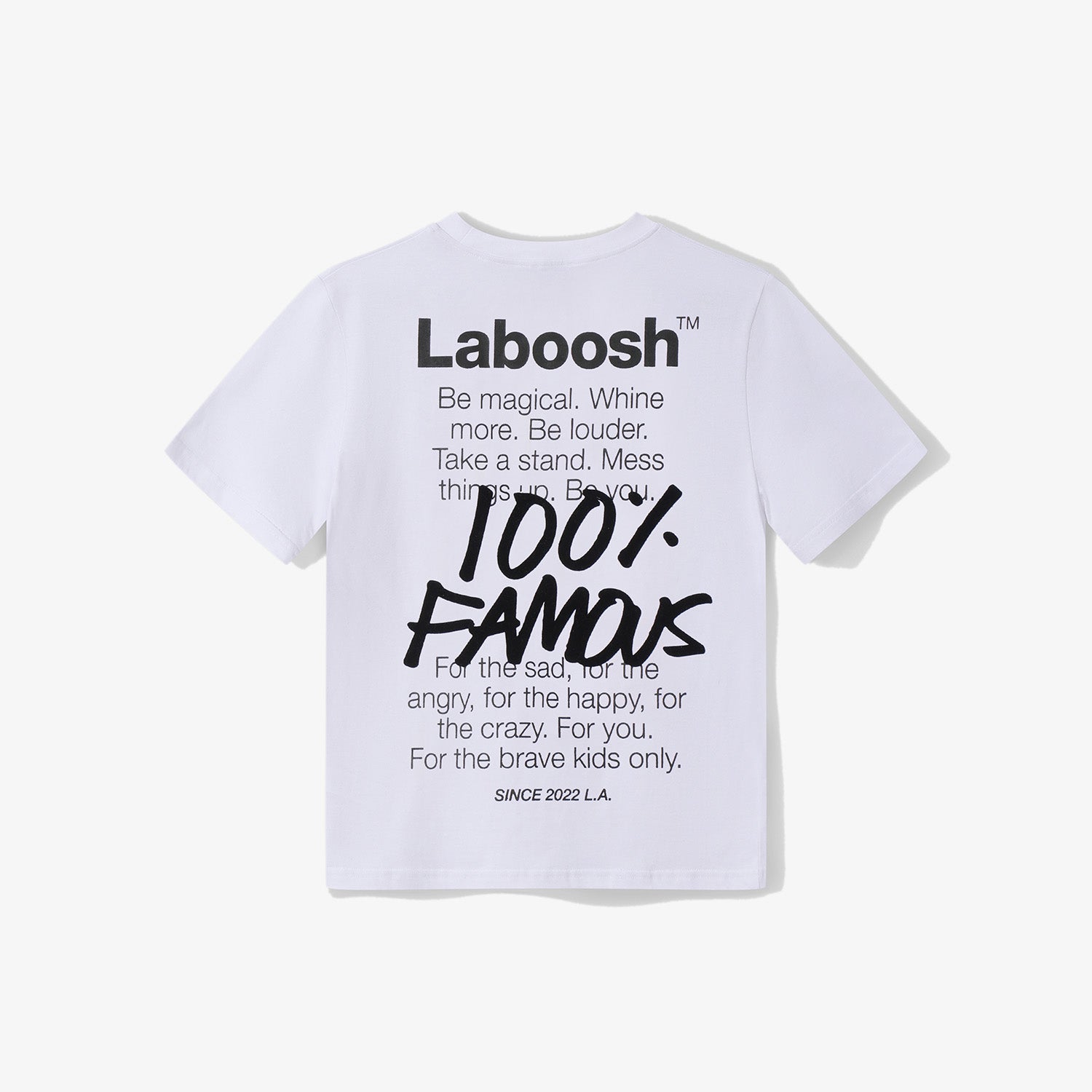 تيشيرت "مشهور 100%".