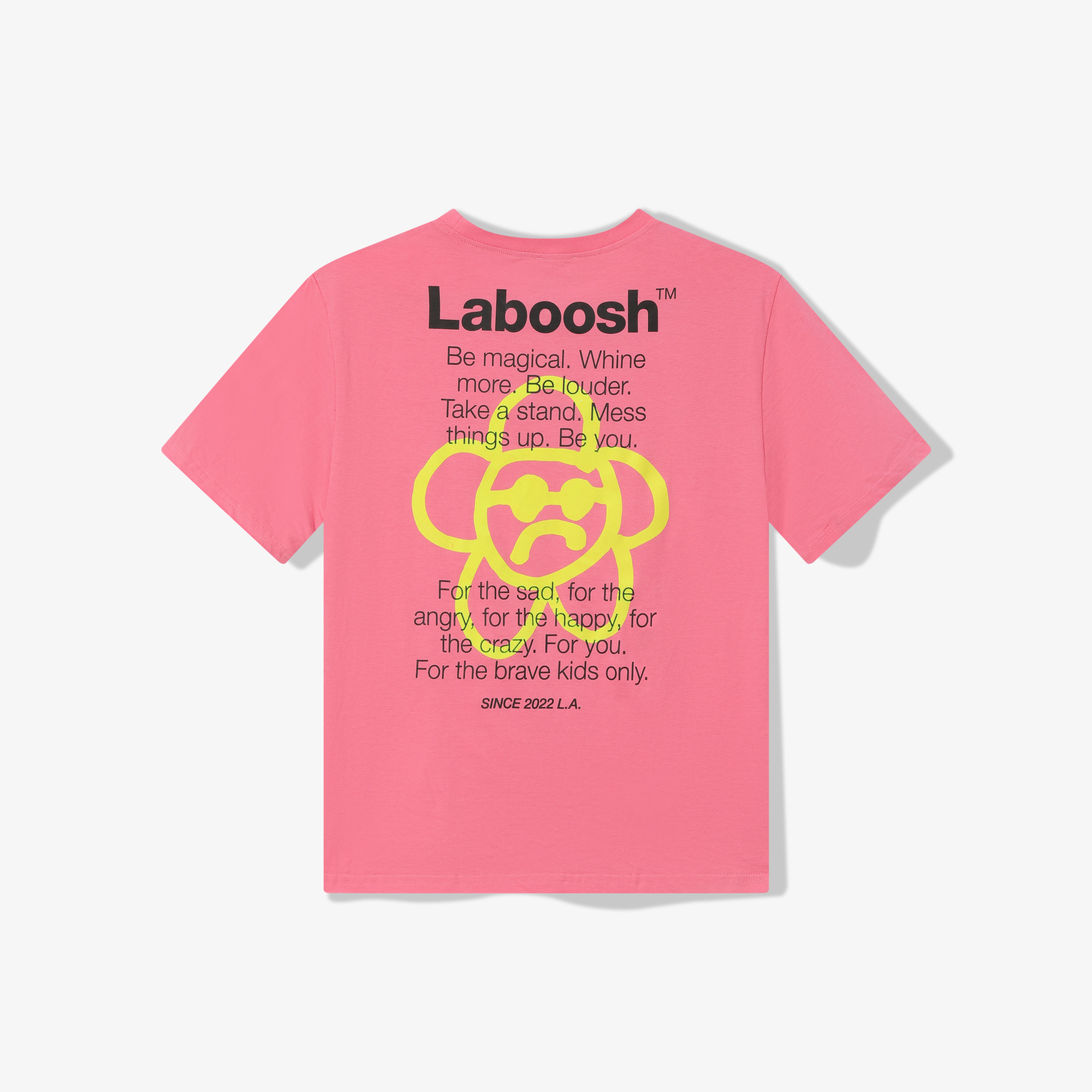 “FAMOUS” OVERSIZED COTTON T-SHIRT BOYS