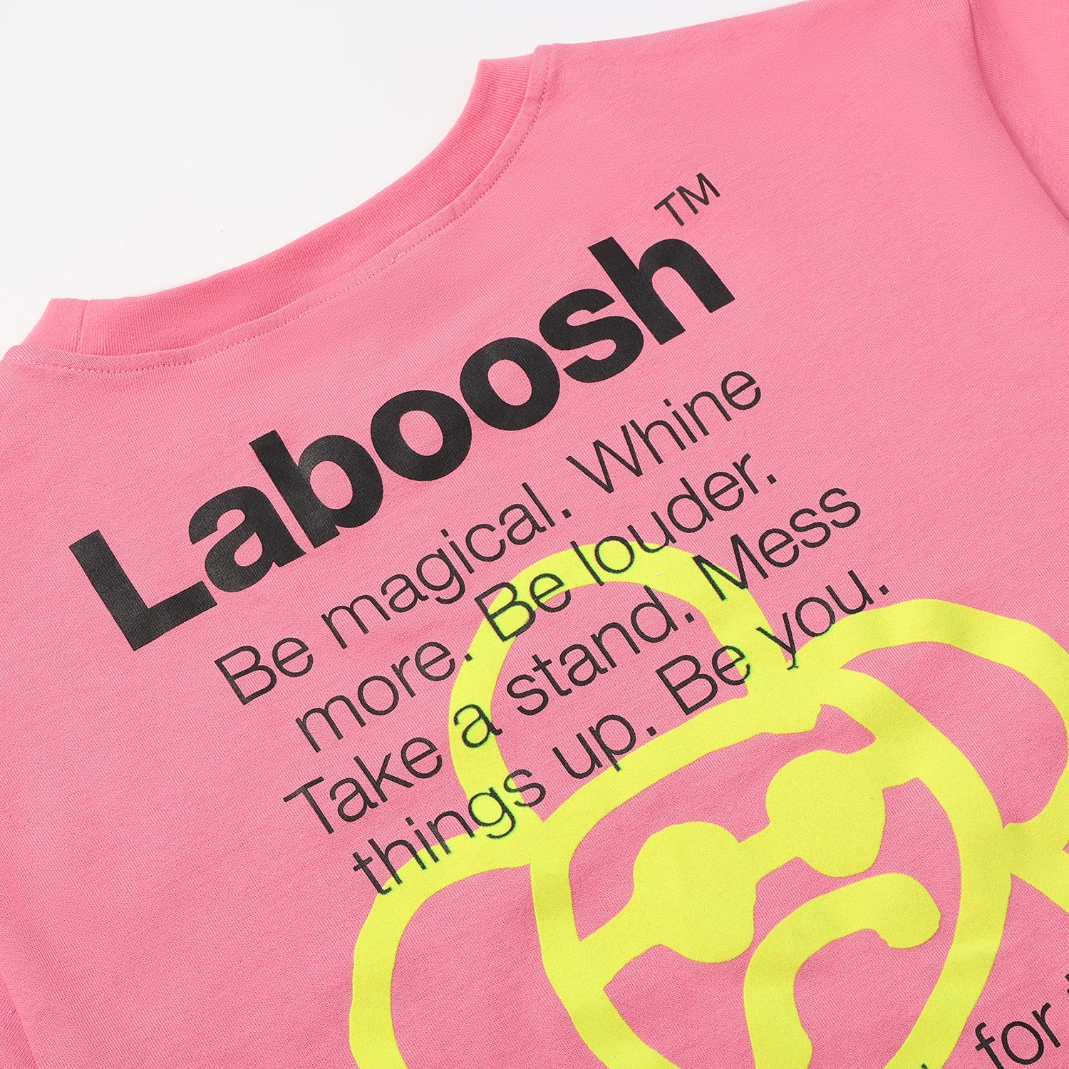 “FAMOUS” OVERSIZED COTTON T-SHIRT BOYS