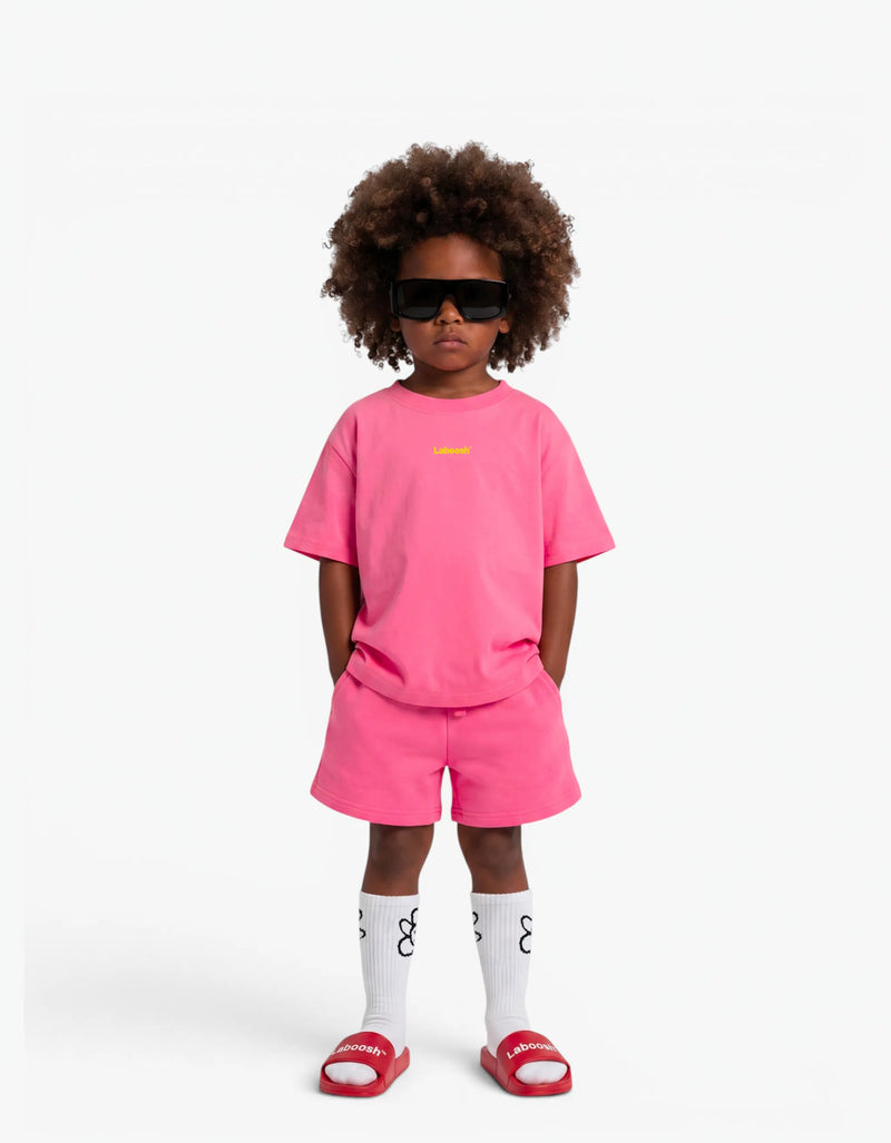 "MOODSIE" Tee, Pink — alt view