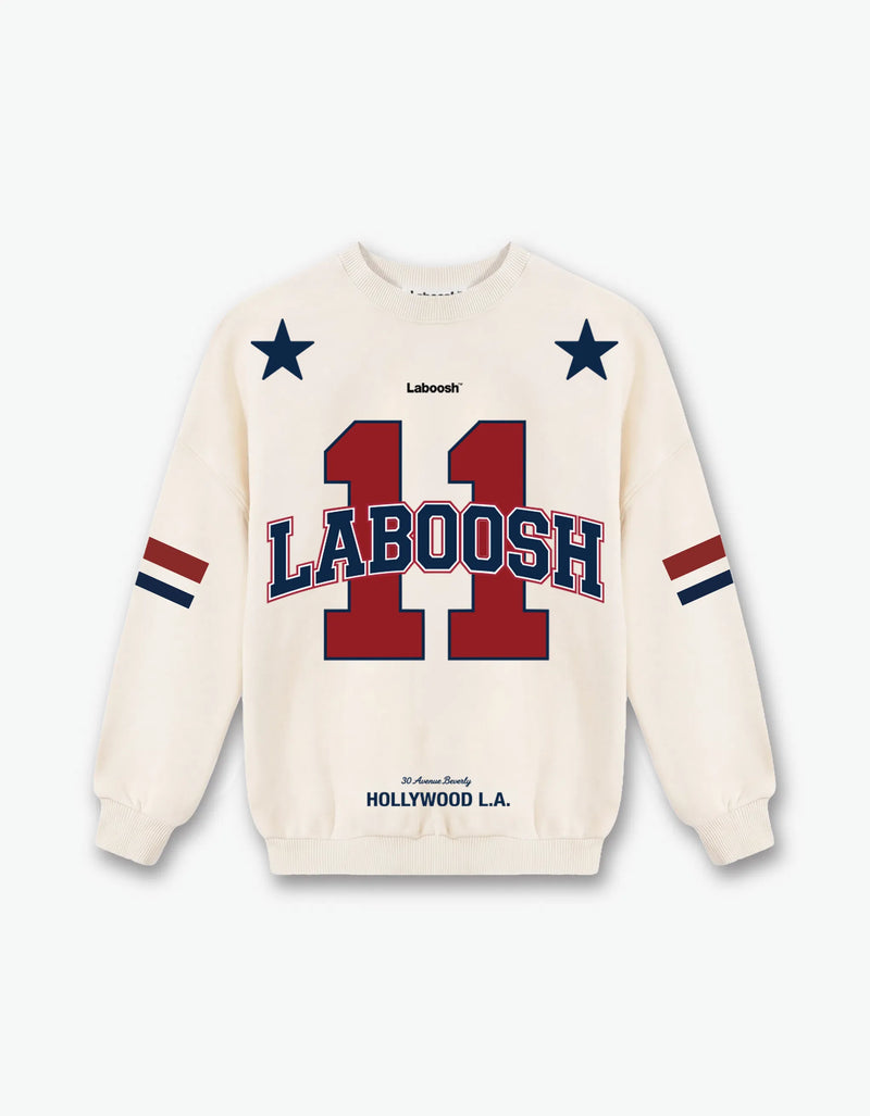 Varsity 11 Crew, Cream