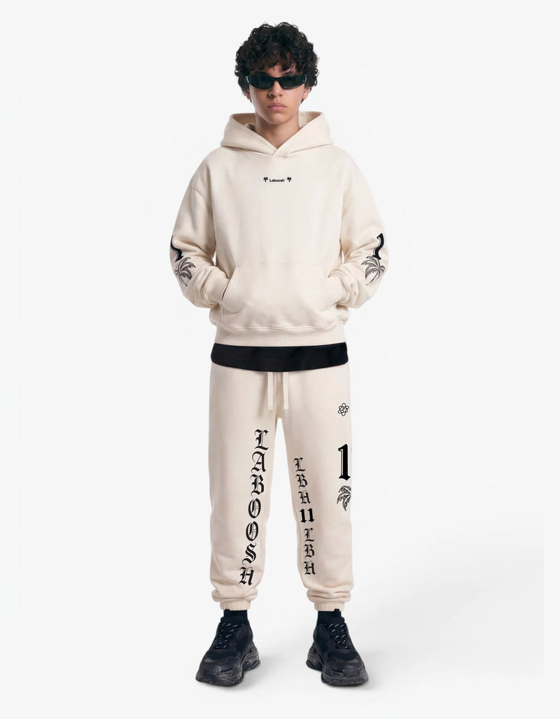 11:11 Twin Palm Hoodie, Coconut Milk — alt view