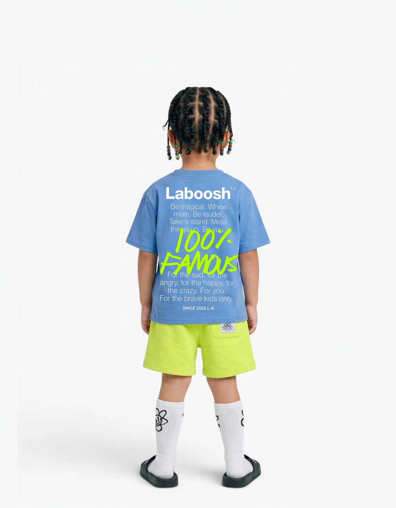 100% Famous Tee, Blue