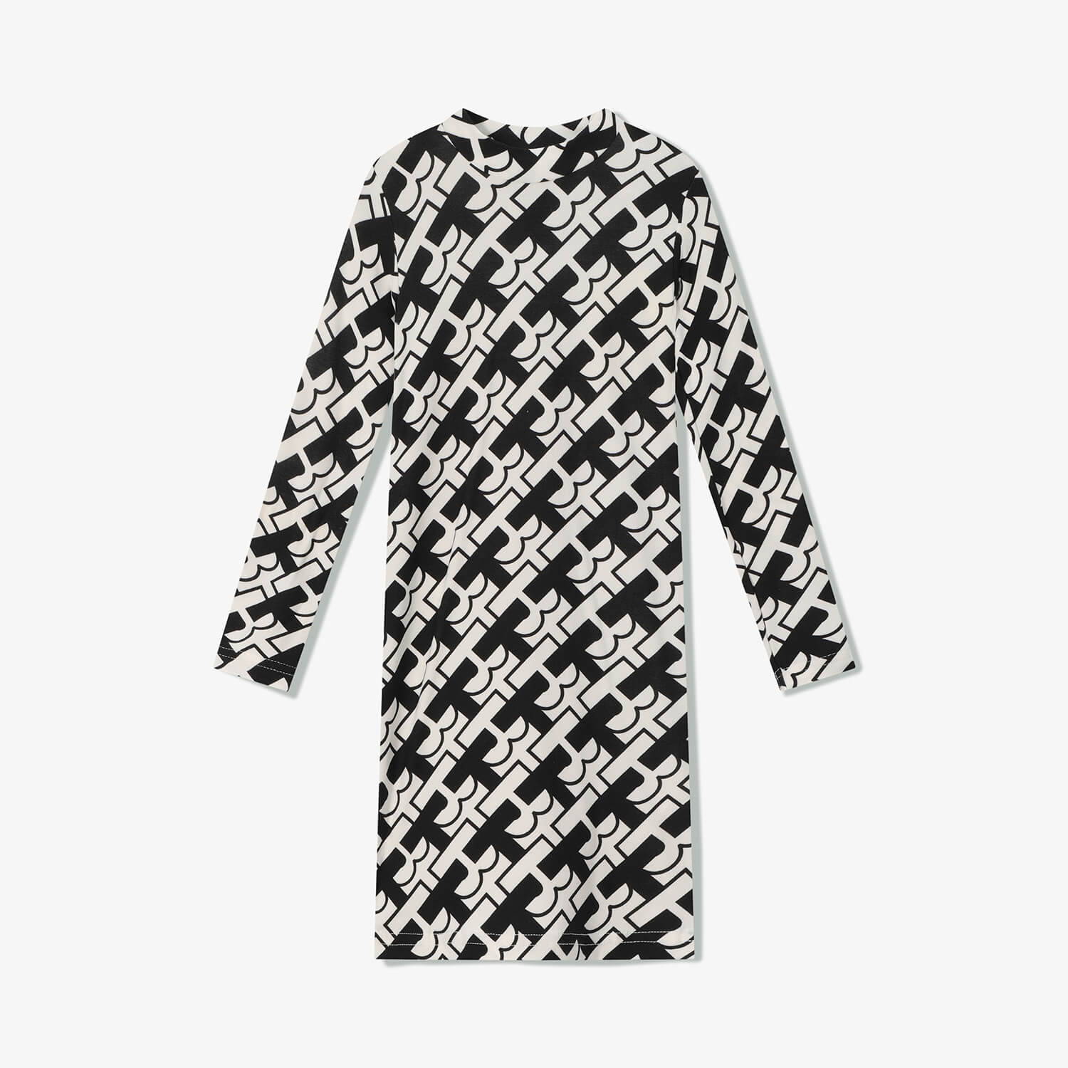 LIMITED EDITION MONOGRAM LONG SLEEVE DRESS