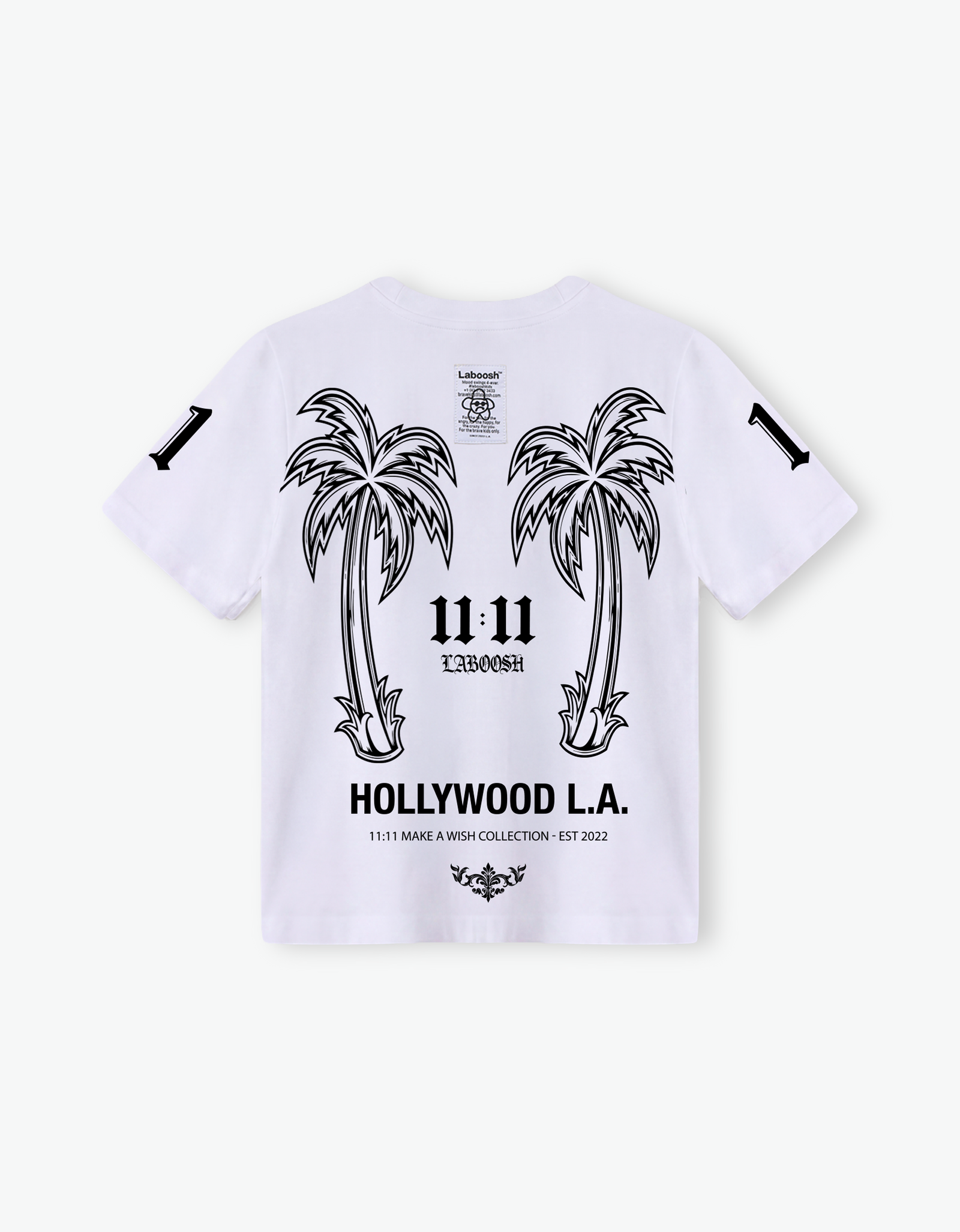11:11 Laboosh World Tee, White