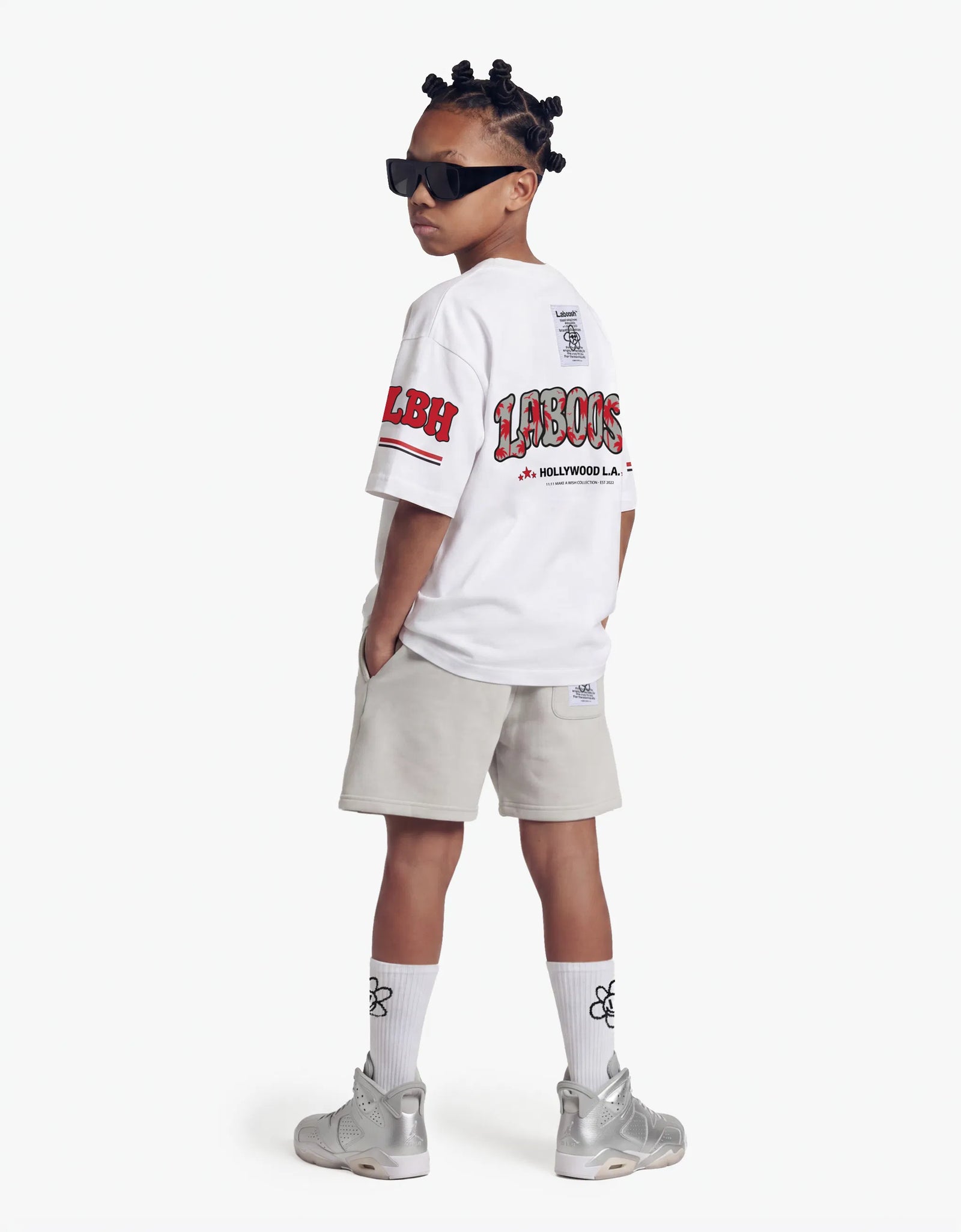 11:11 LBH Palm Tee, White