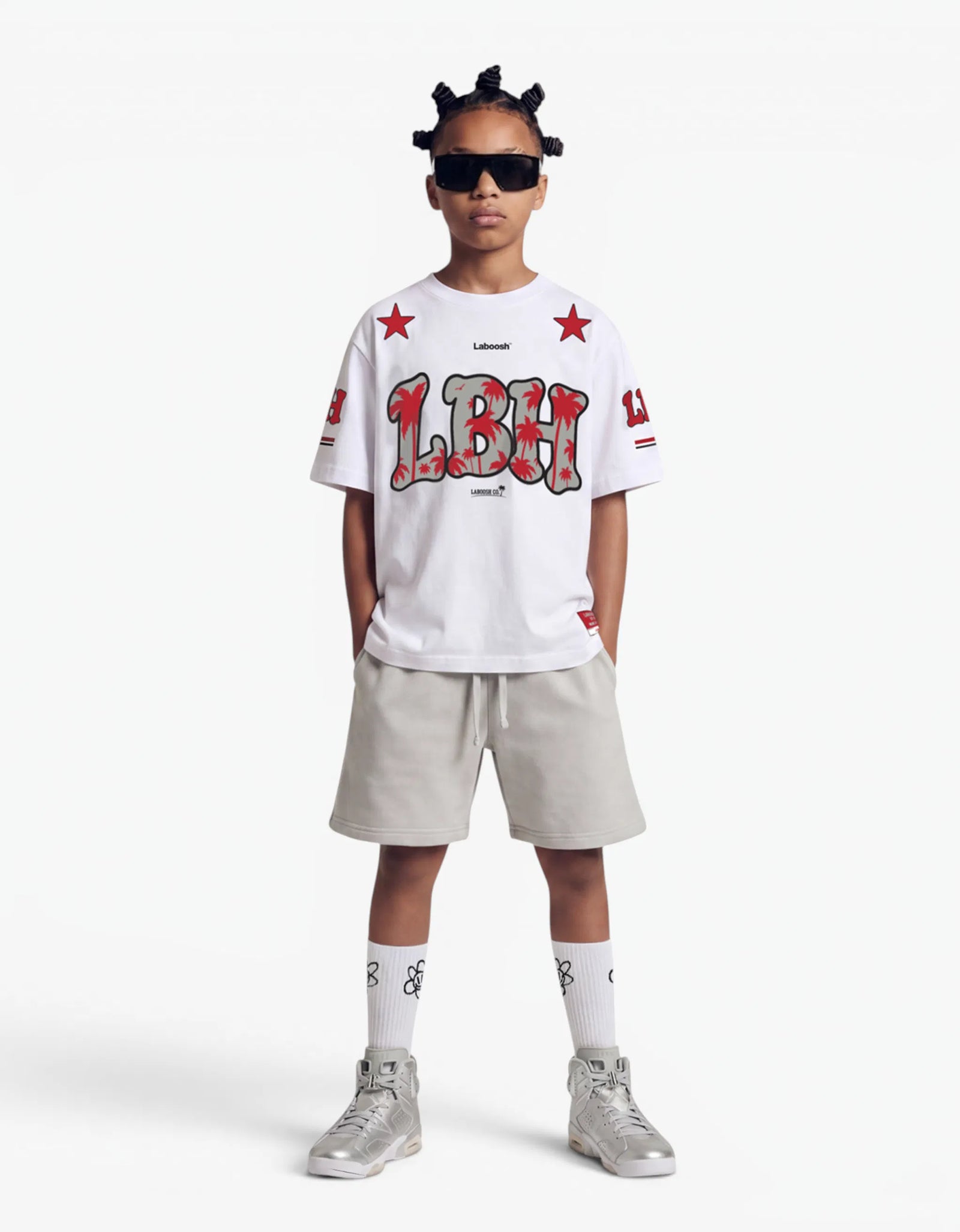 11:11 LBH Palm Tee, White
