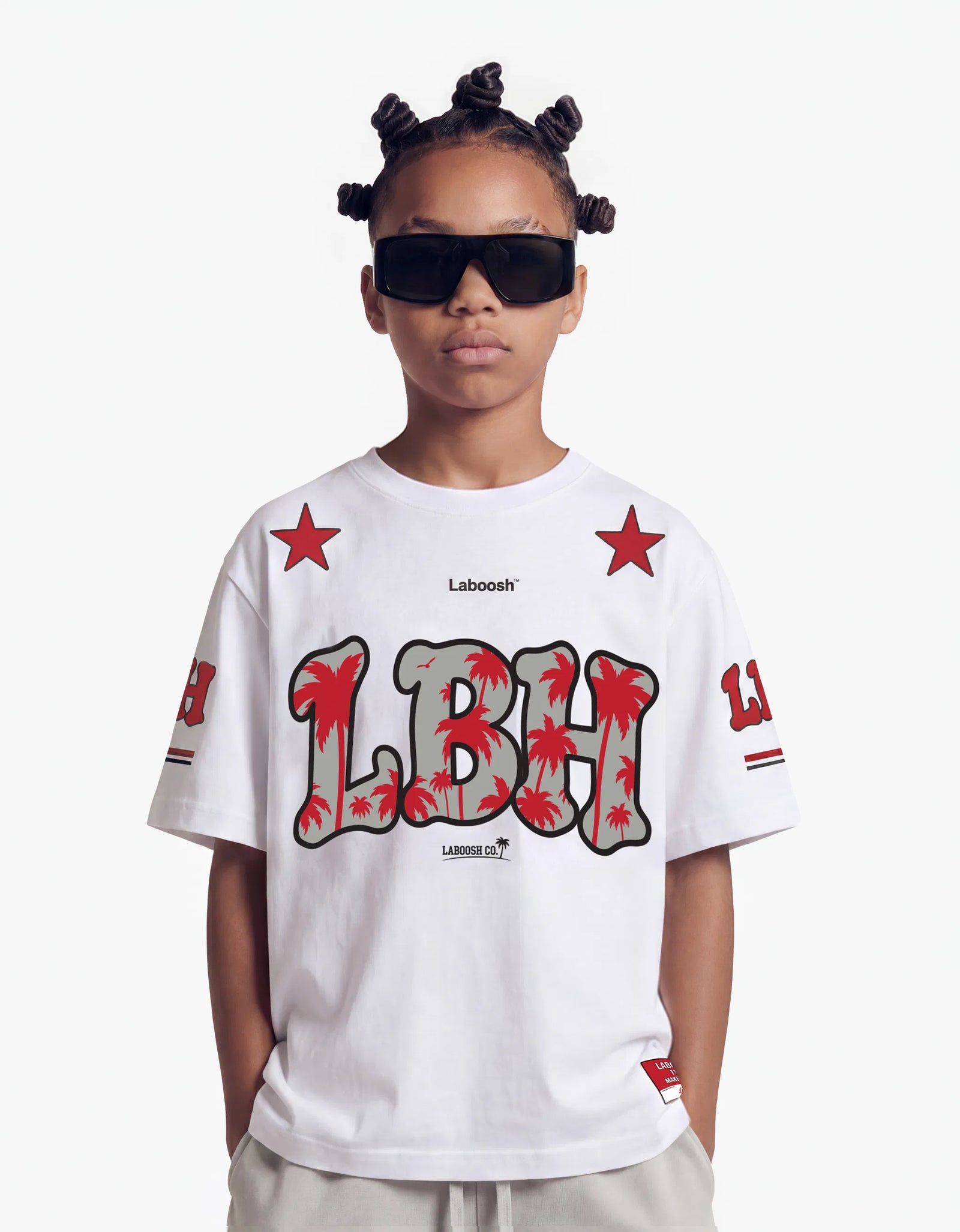 11:11 LBH Palm Tee, White