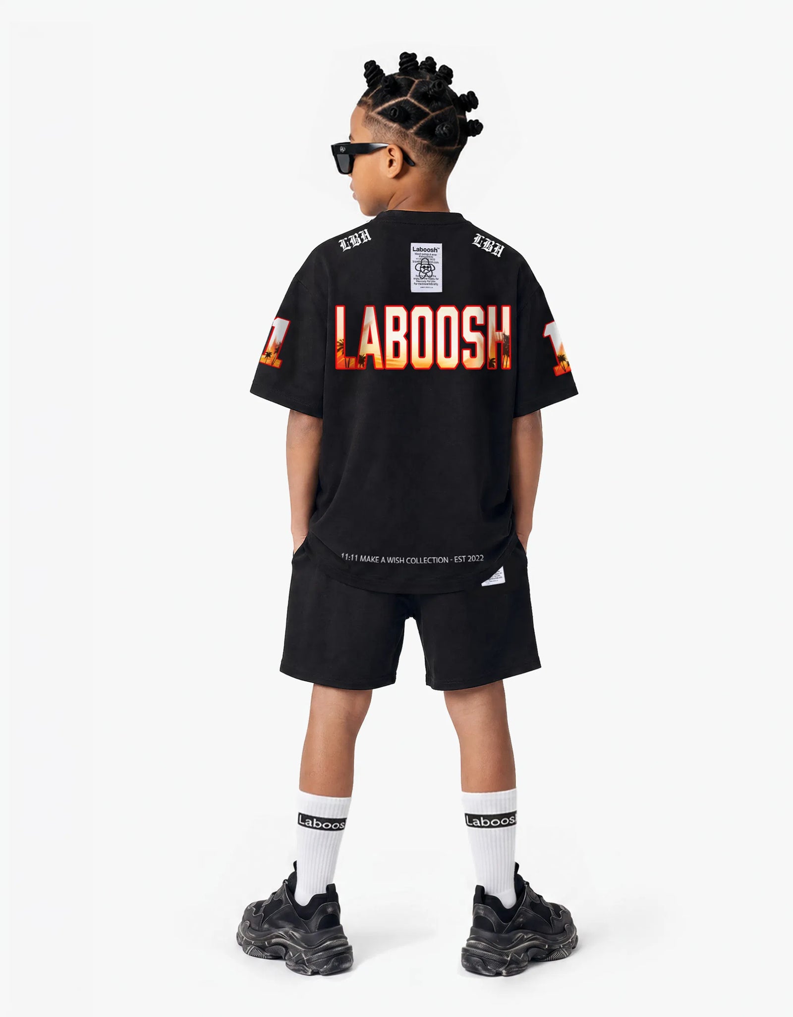 11:11 Sunset Tee, Black