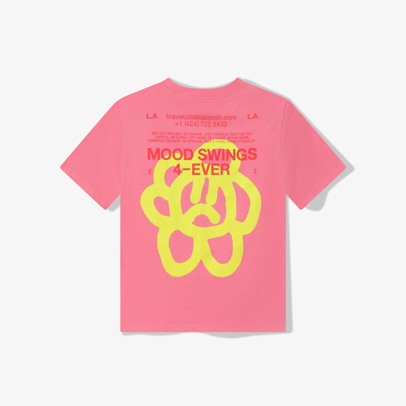 "MOODSIE" Tee, Pink