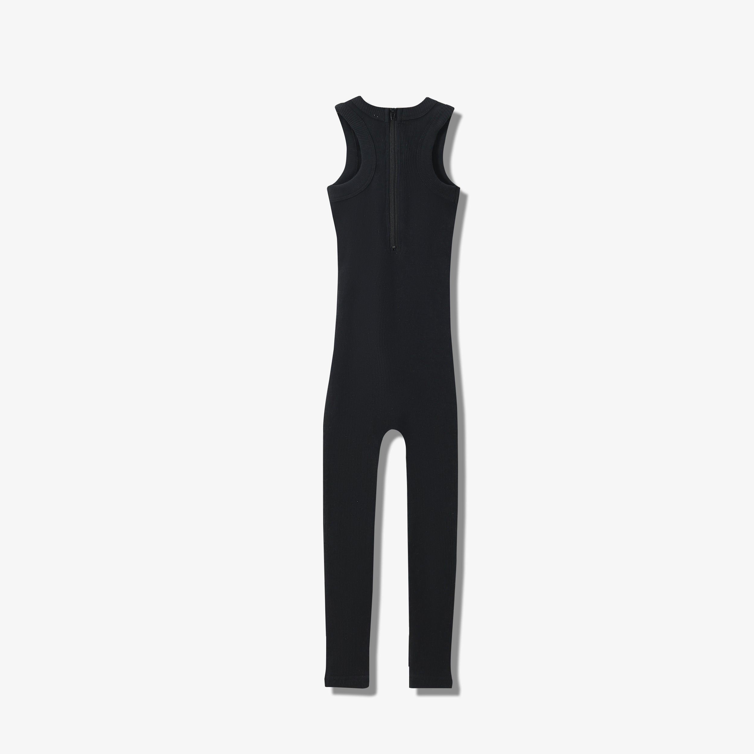 ESSENTIAL COTTON RIBBED ONESIE  LONG
