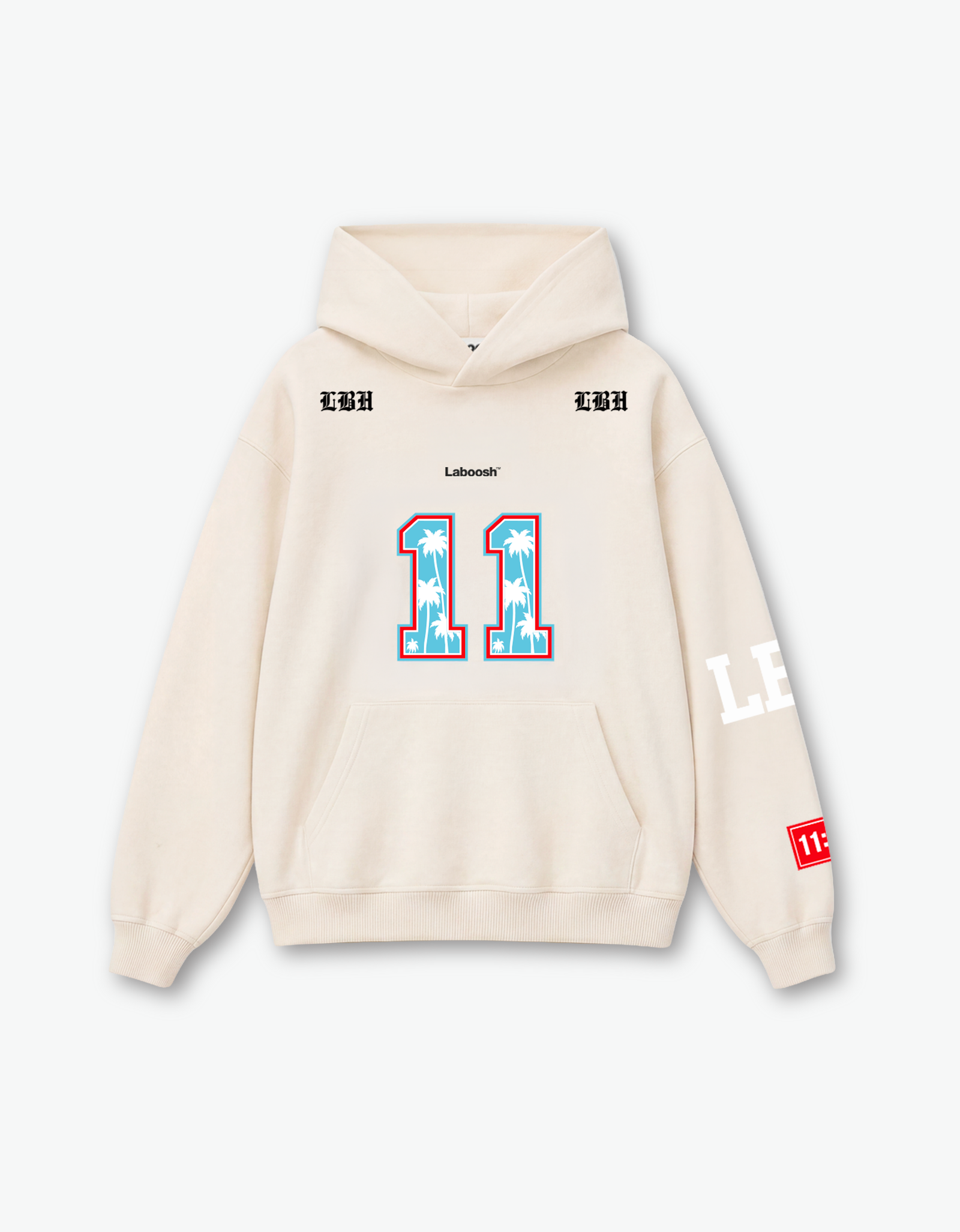 11:11 Palm Hoodie, Coconut Milk