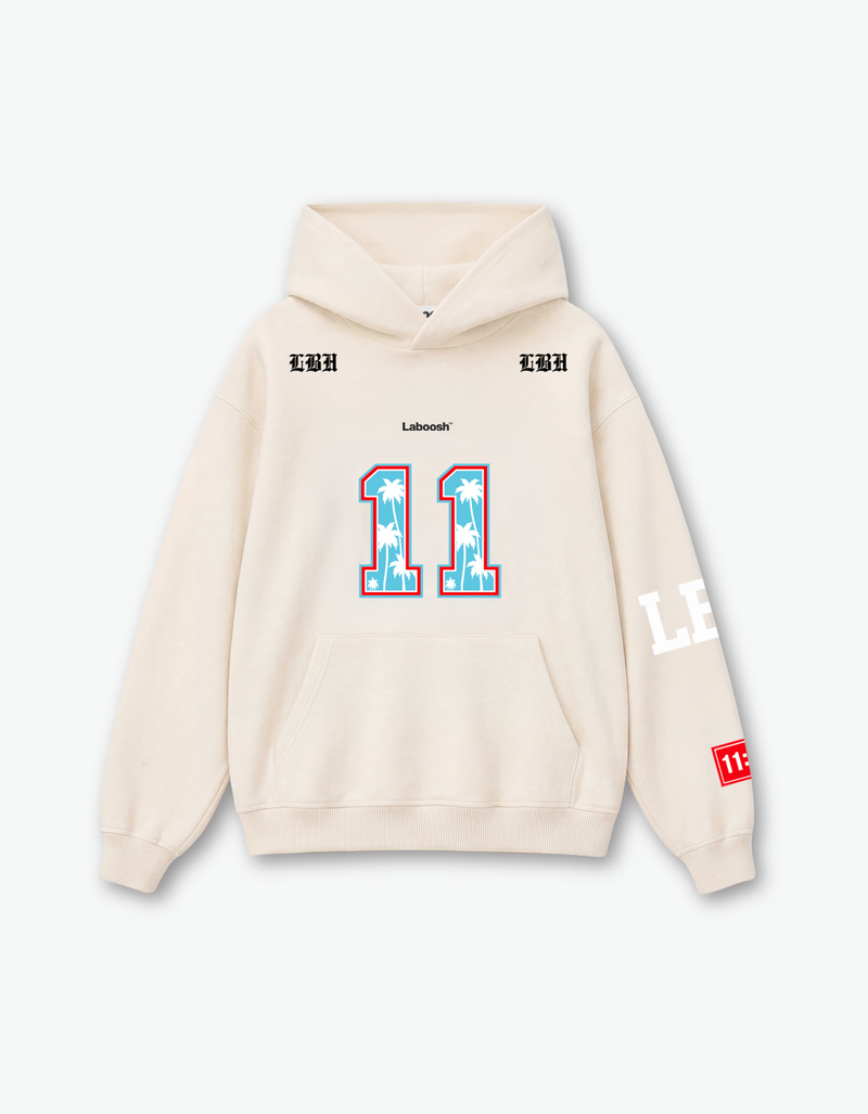 11:11 Palm Hoodie, Coconut Milk