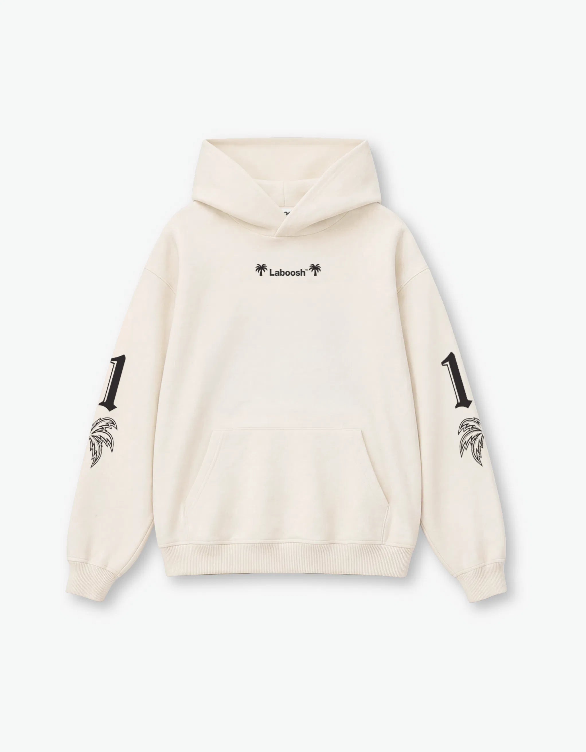 11:11 Twin Palm Hoodie, Kokosmilch