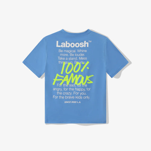 100% Famous Tee, Blue