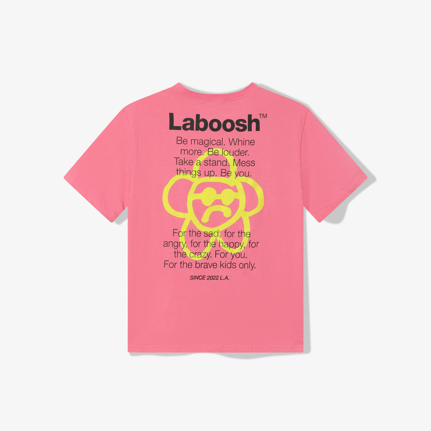 "FAMOUS" Tee, Pink