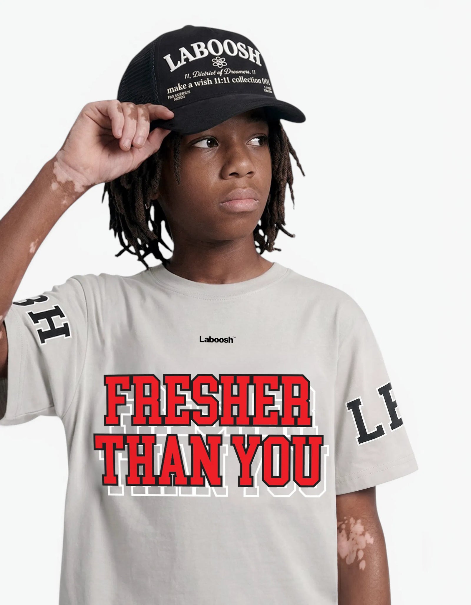 11:11 Fresher Than You Tee, Grey