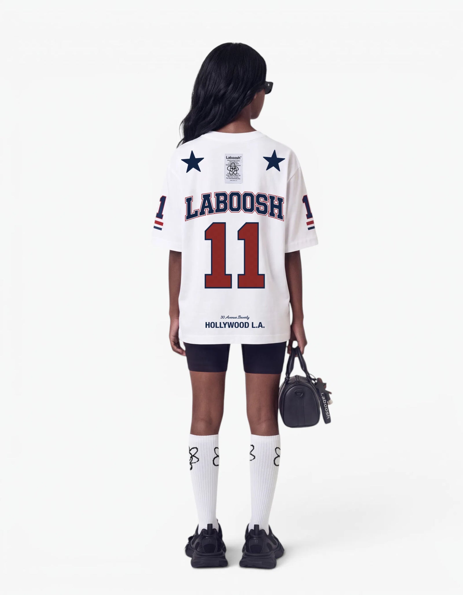 Varsity 11 Tee, White