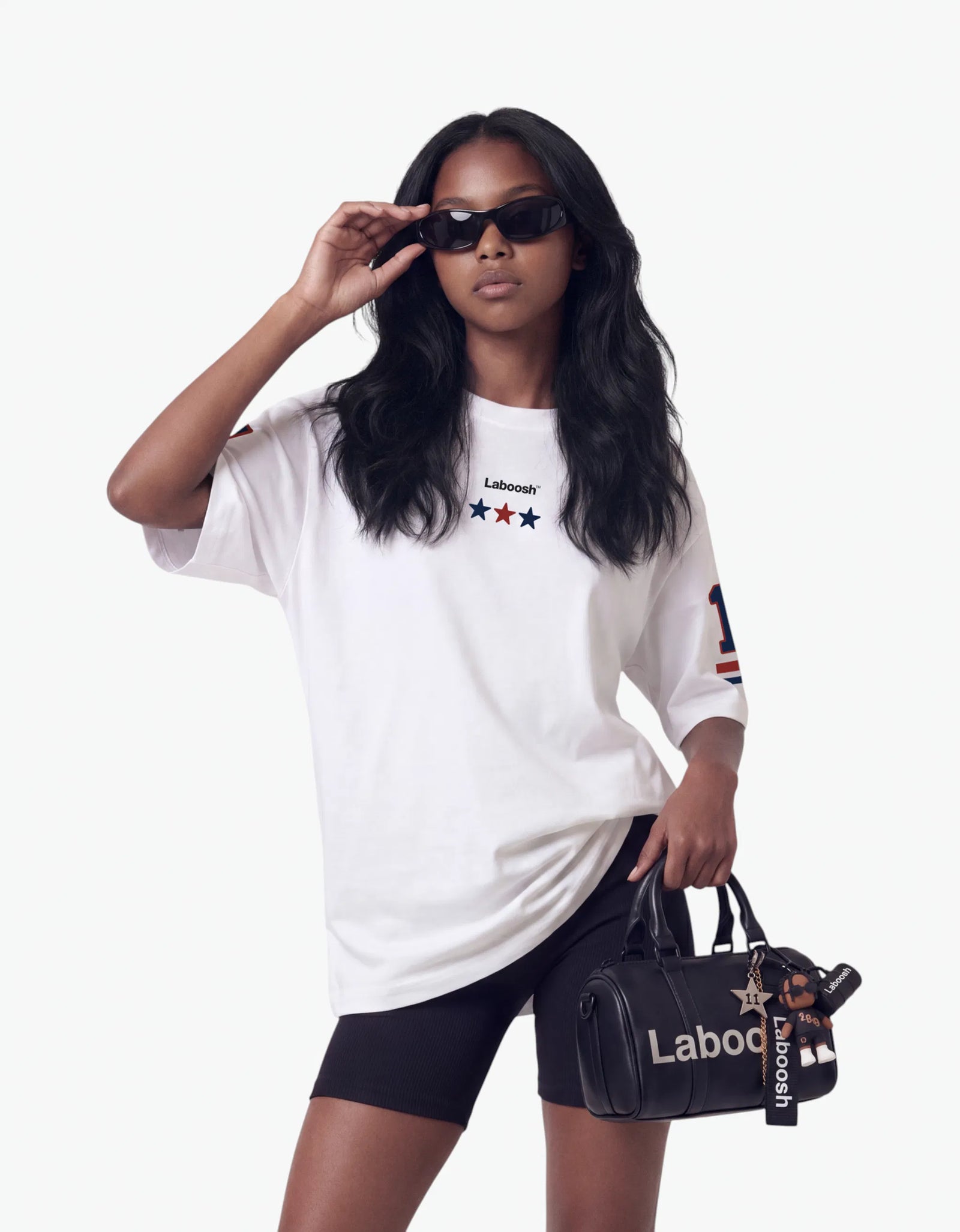Varsity 11 Tee, White