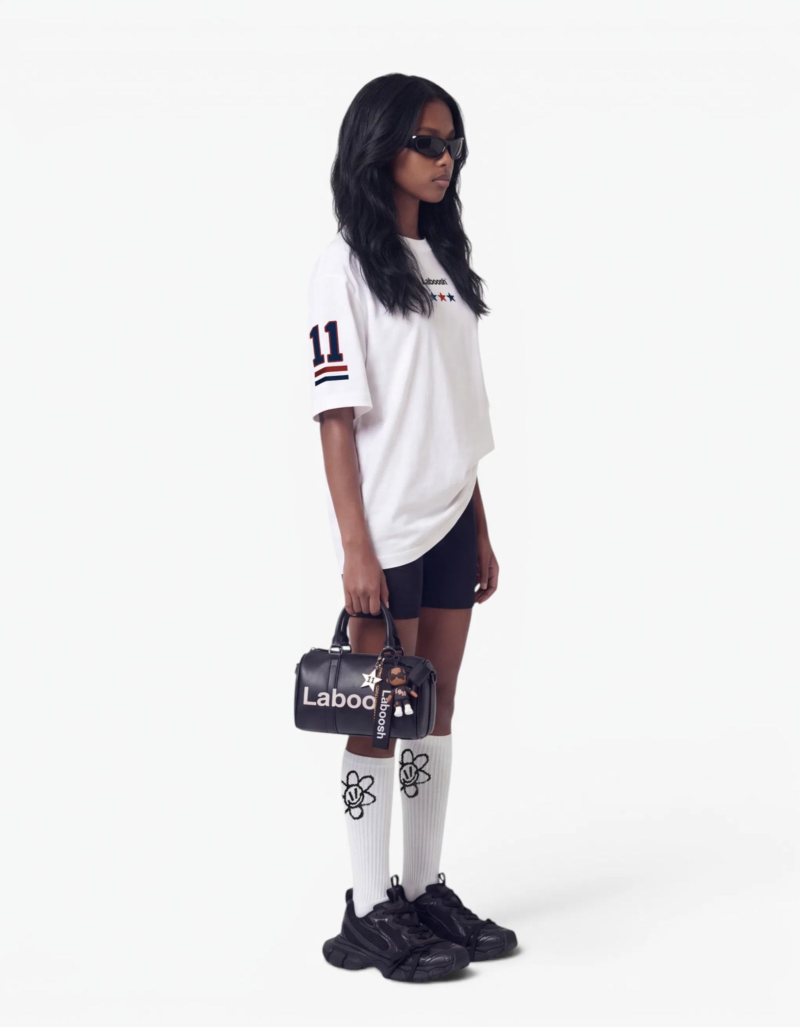 Varsity 11 Tee, White