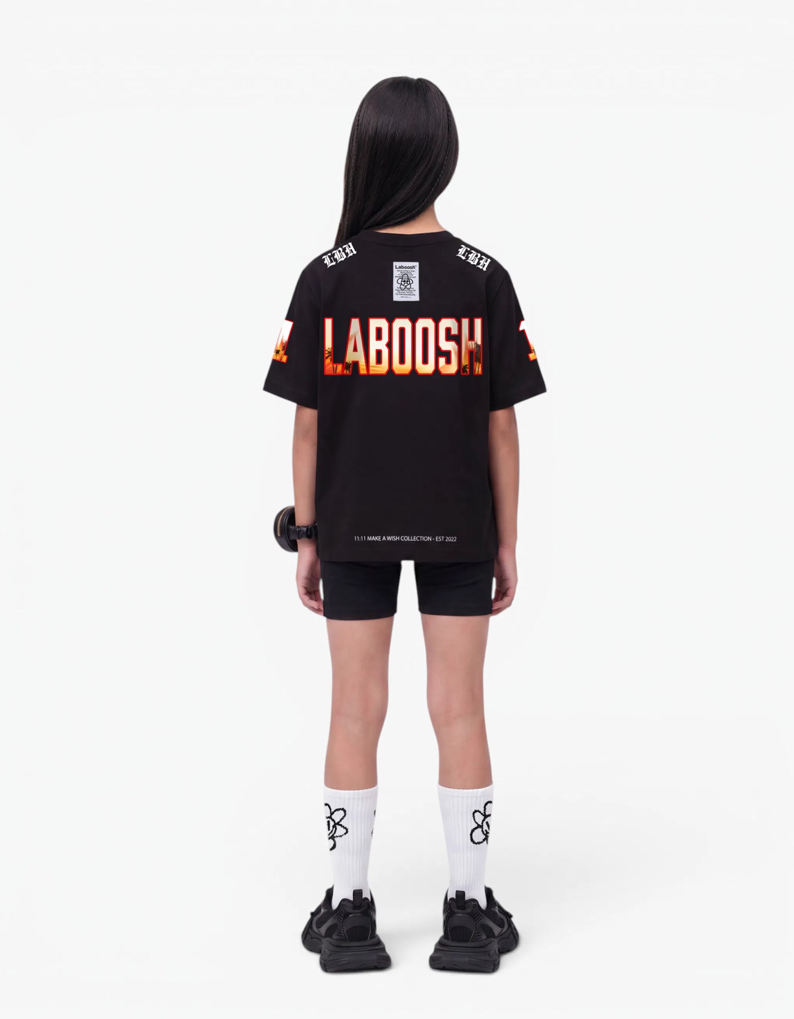 11:11 Sunset Tee, Black