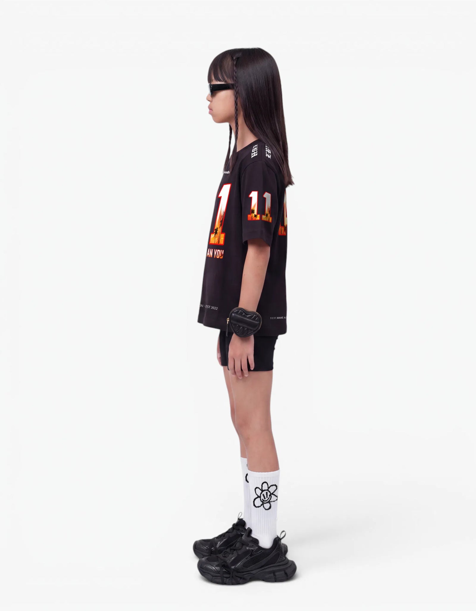 11:11 Sunset Tee, Black