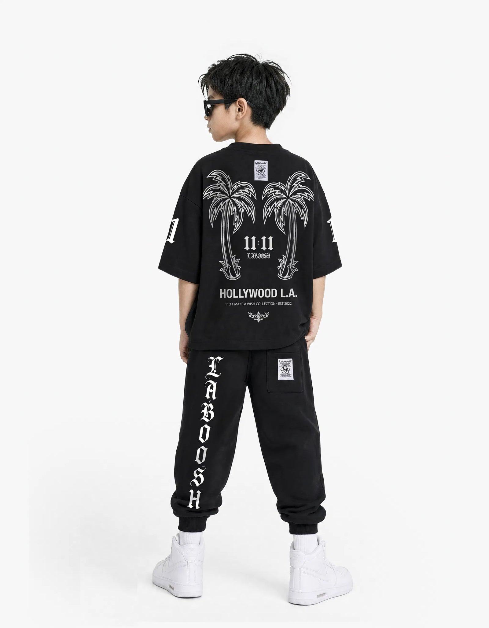 11:11 Laboosh World Tee, Black