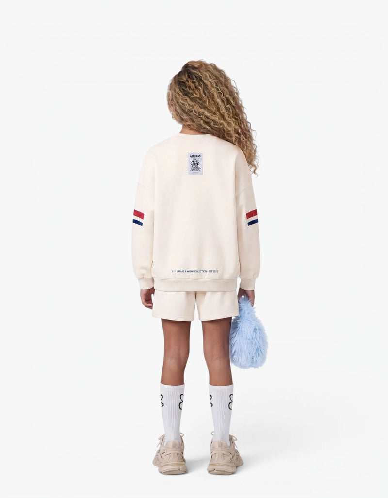 Varsity 11 Crew, Cream — alt view