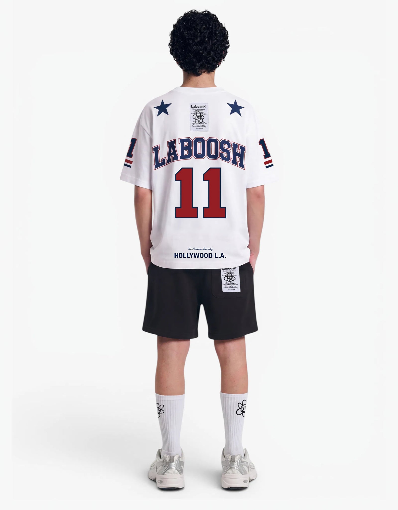 Varsity 11 Tee, White