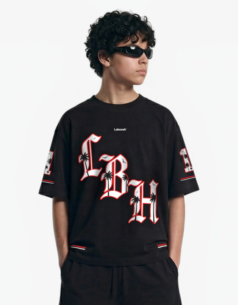 11:11 LBH Palm Tee, Black — alt view