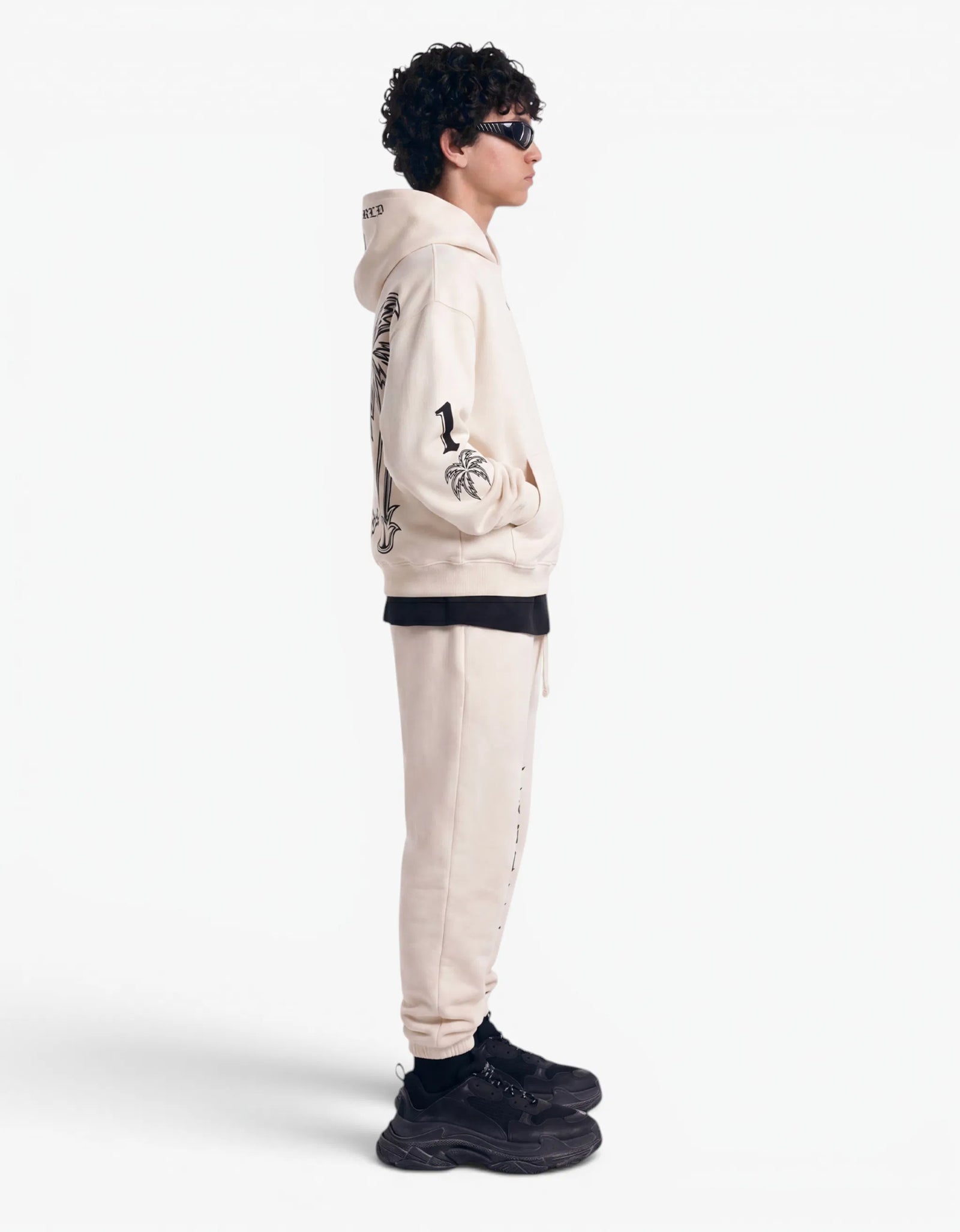 11:11 Twin Palm Hoodie, Coconut Milk
