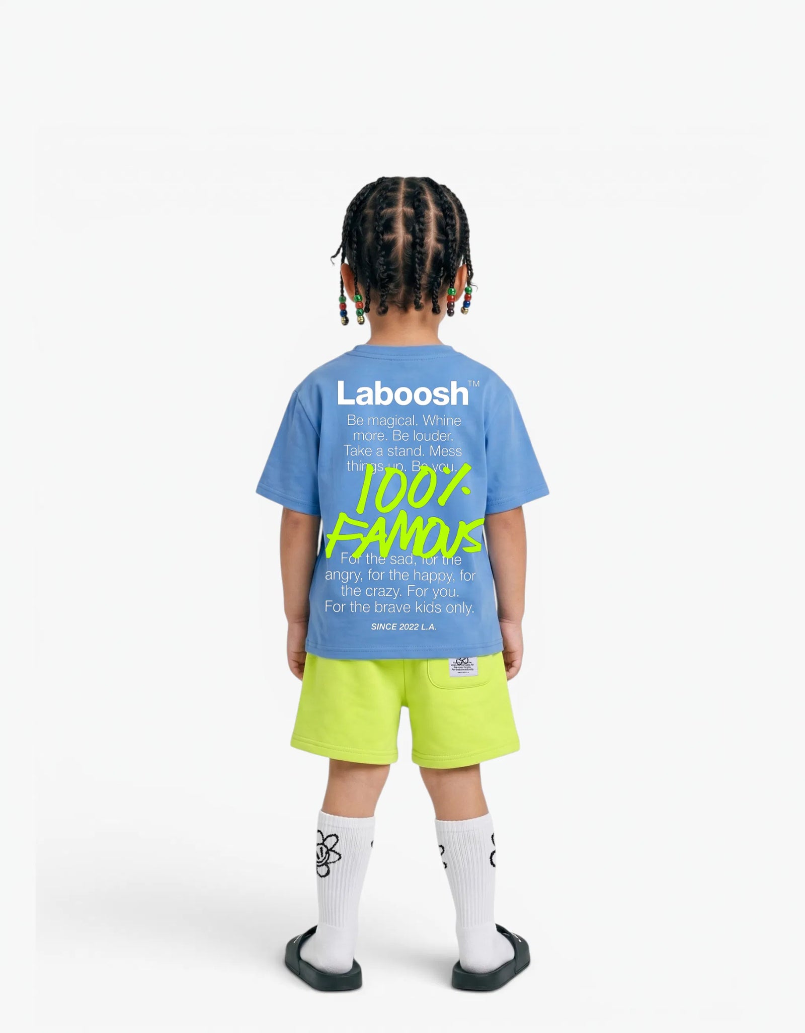 100% Famous Tee, Blue