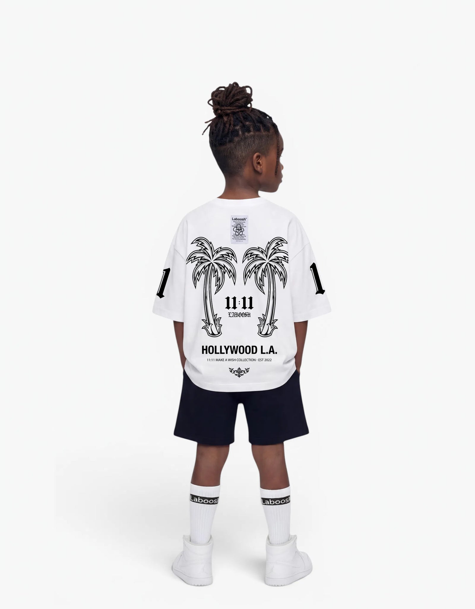 11:11 Laboosh World Tee, White