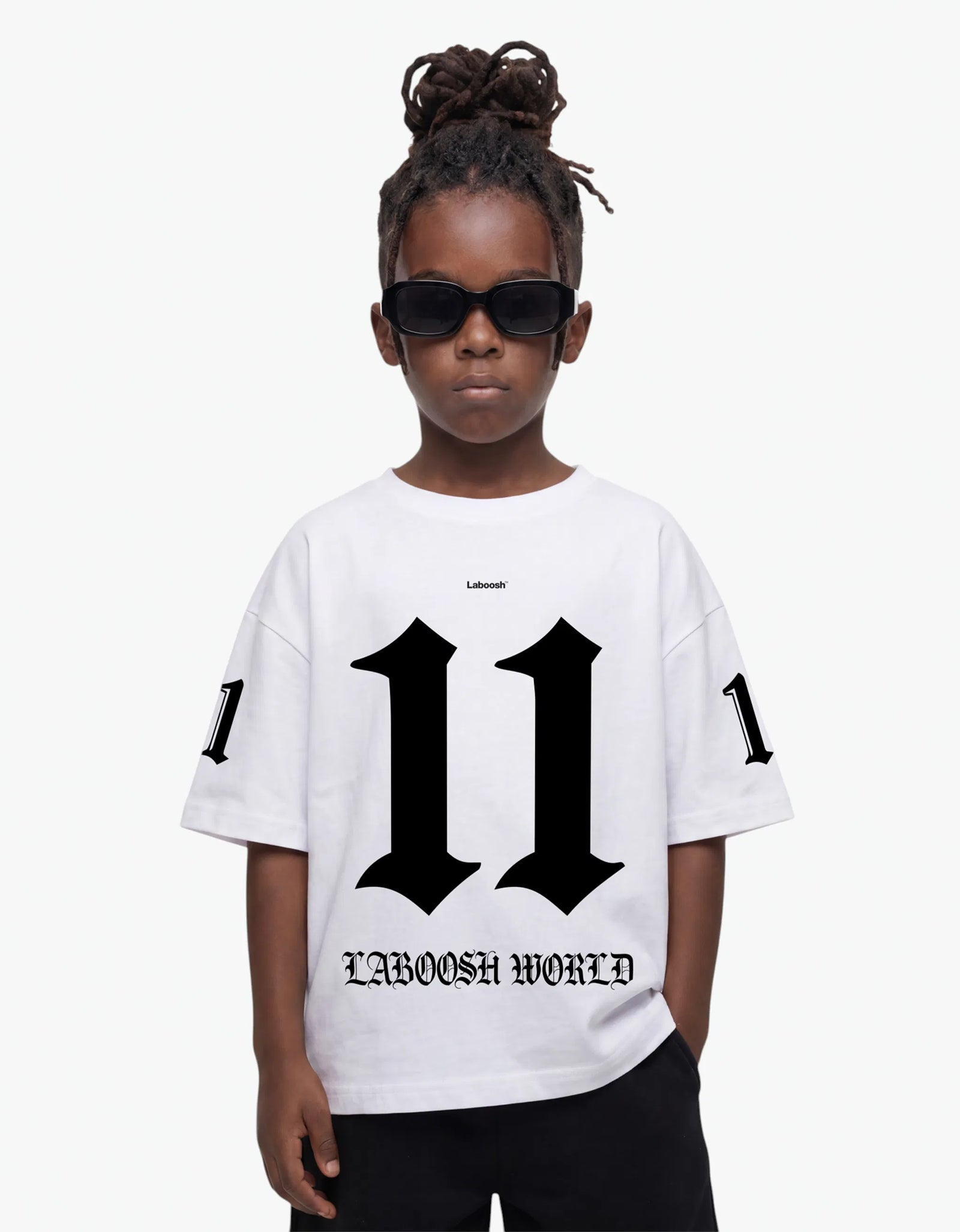 11:11 Laboosh World Tee, White