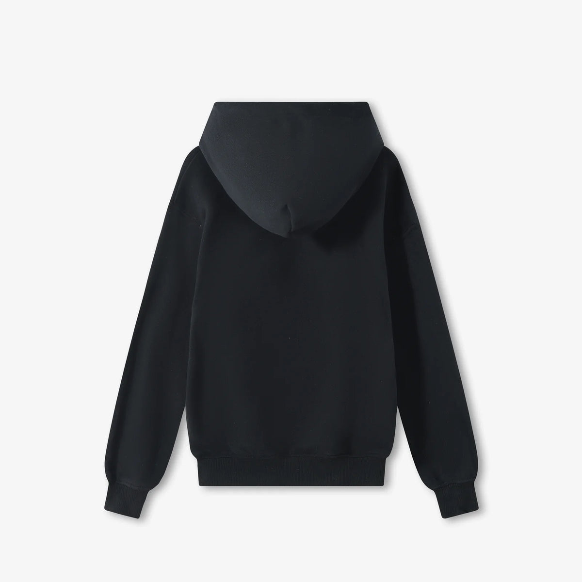 CLOUDSOFT® Cotton Hoodie, Black — back view | Laboosh™