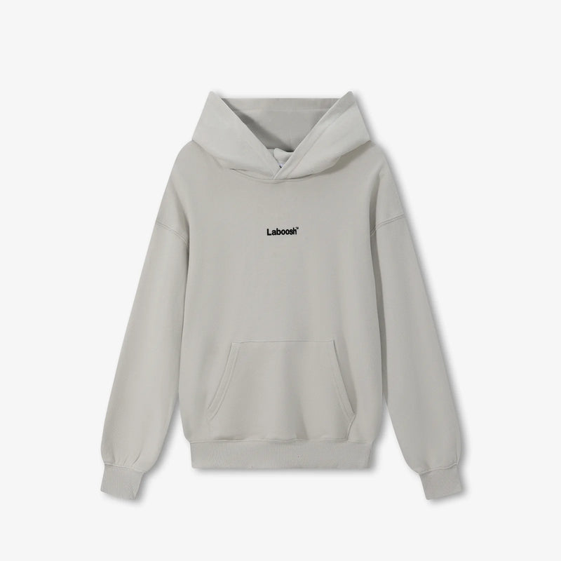 CLOUDSOFT® Cotton Hoodie, Grey — front view | Laboosh™