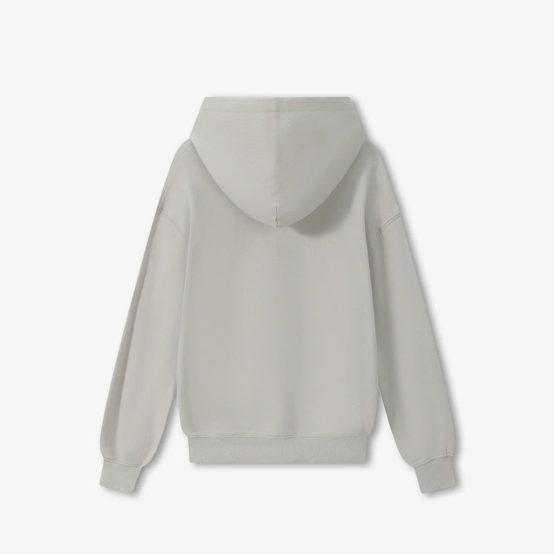 CLOUDSOFT® Cotton Hoodie, Grey — back view | Laboosh™ — alt view