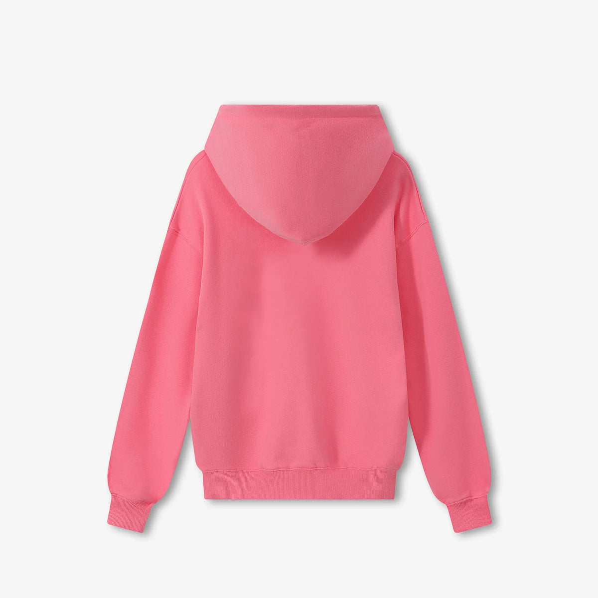 CLOUDSOFT® Cotton Hoodie, Pink — back view | Laboosh™