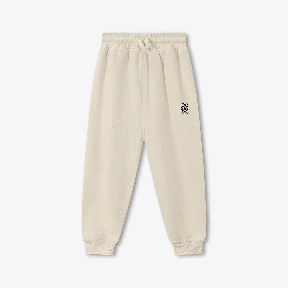 CLOUDSOFT® Cotton Joggers, Cream — front view | Laboosh™
