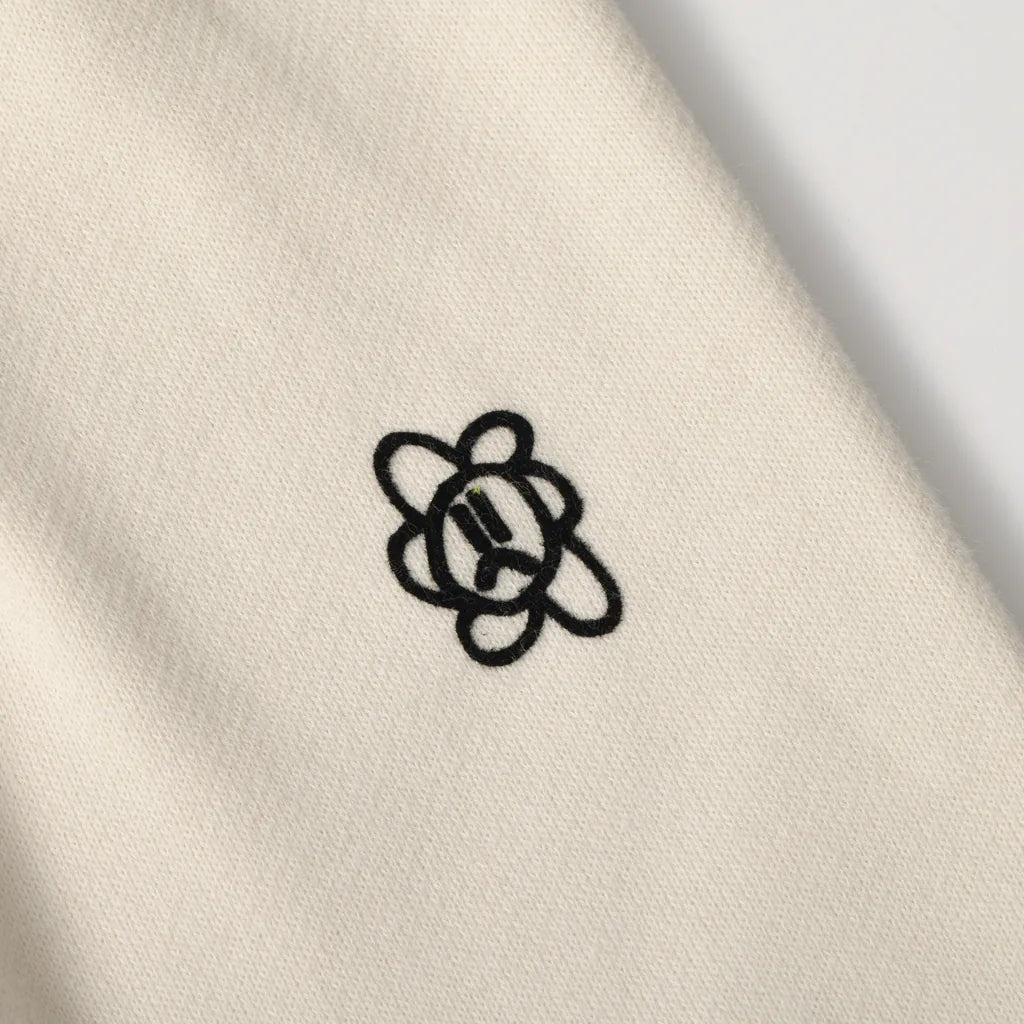 CLOUDSOFT® Cotton Joggers, Cream — logo view | Laboosh™